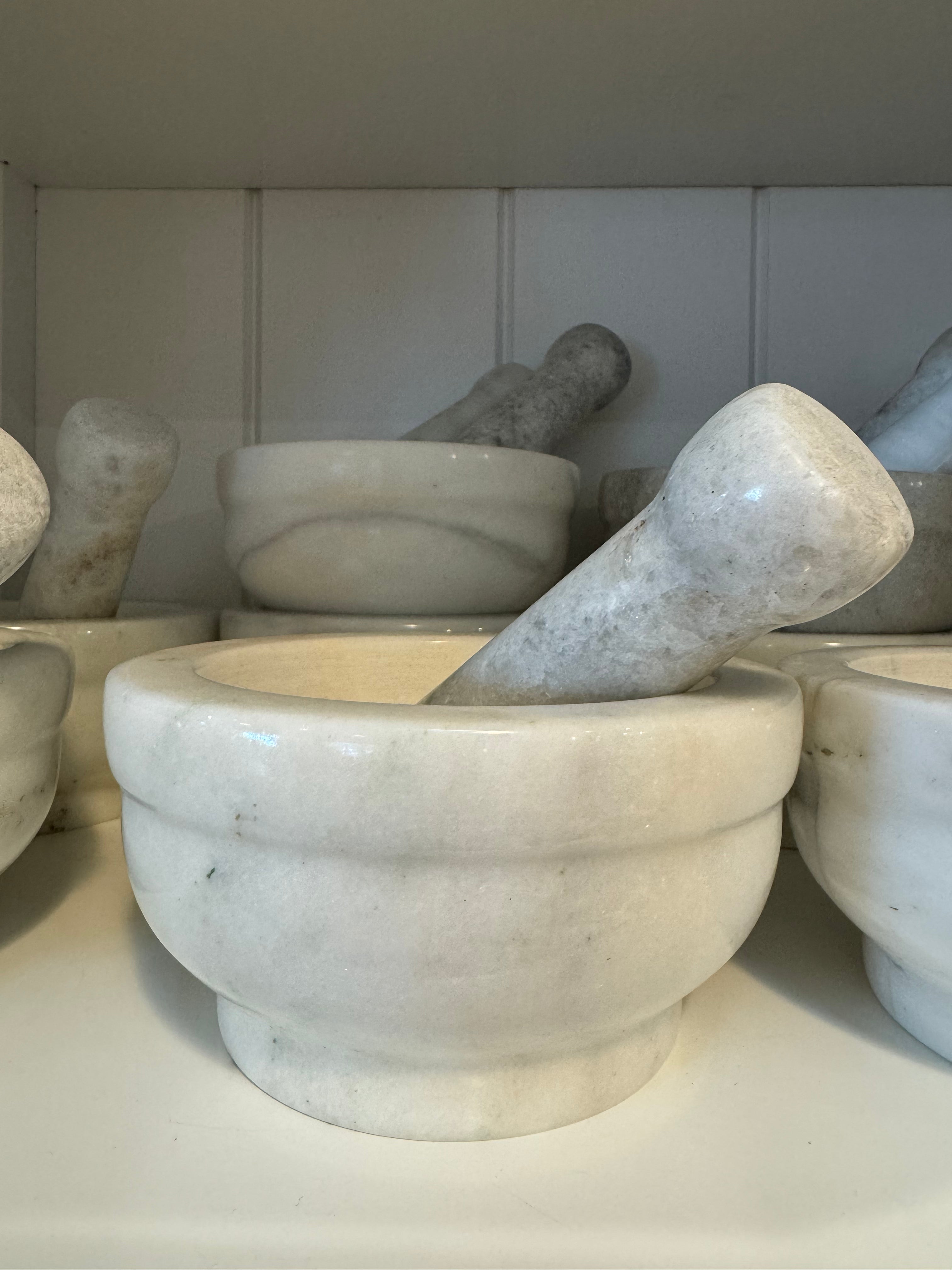 Arbor Marble Mortar Pestle