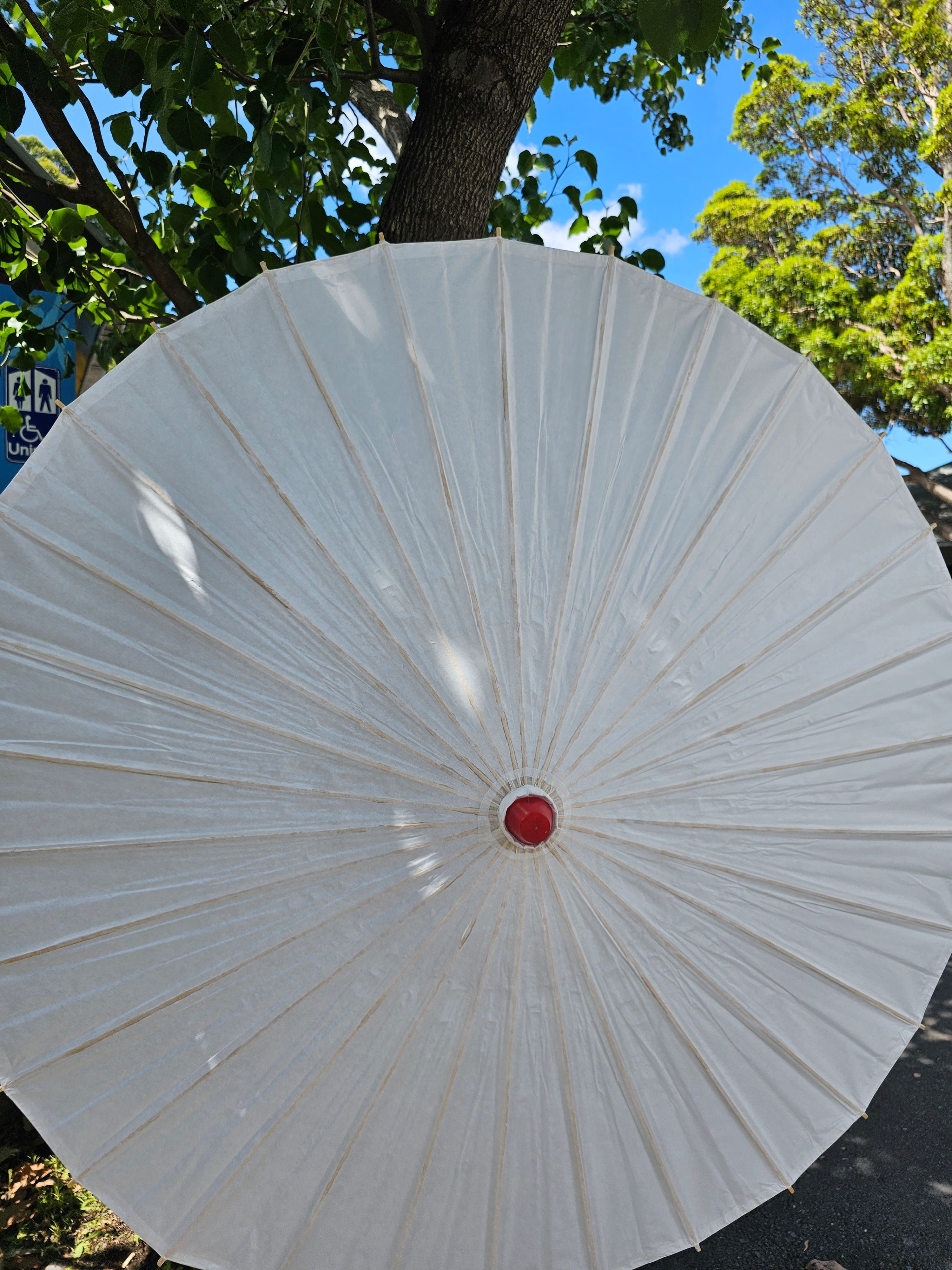 Haven & Space Berry ACCESSORIES 100CM / White Paper Parasol
