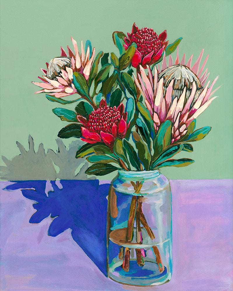 Haven & Space Berry ACCESSORIES 11x14 inches Flowers From a Friend - Lauren Ward Artist
