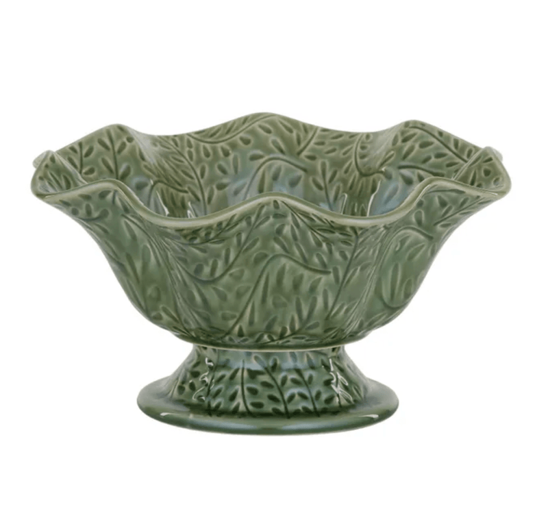 Haven & Space Berry ACCESSORIES 22x12CM / Green Venus Footed Bowl