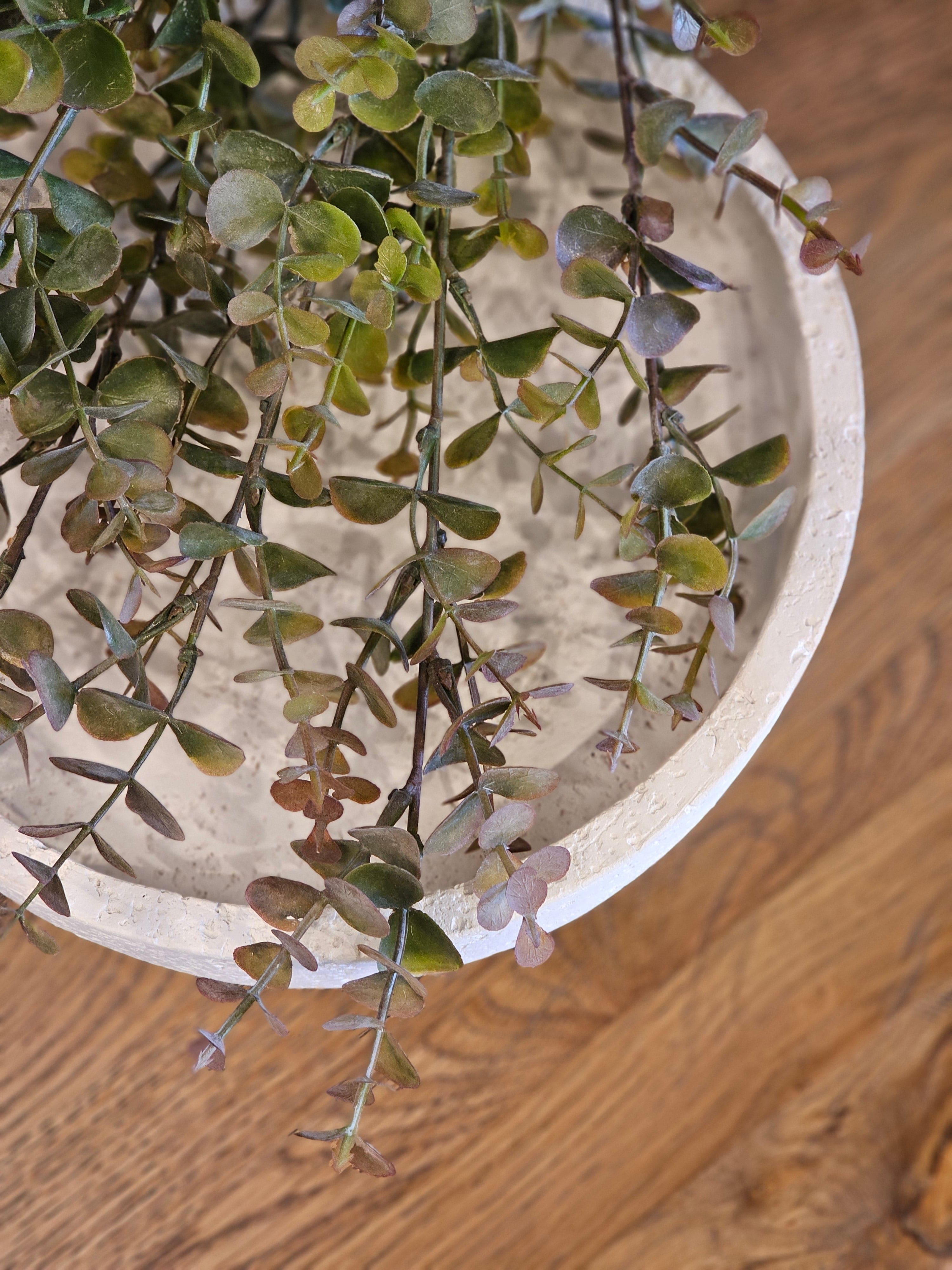 Haven & Space Berry ACCESSORIES 25x8cm Machi Cement Footed Bowl