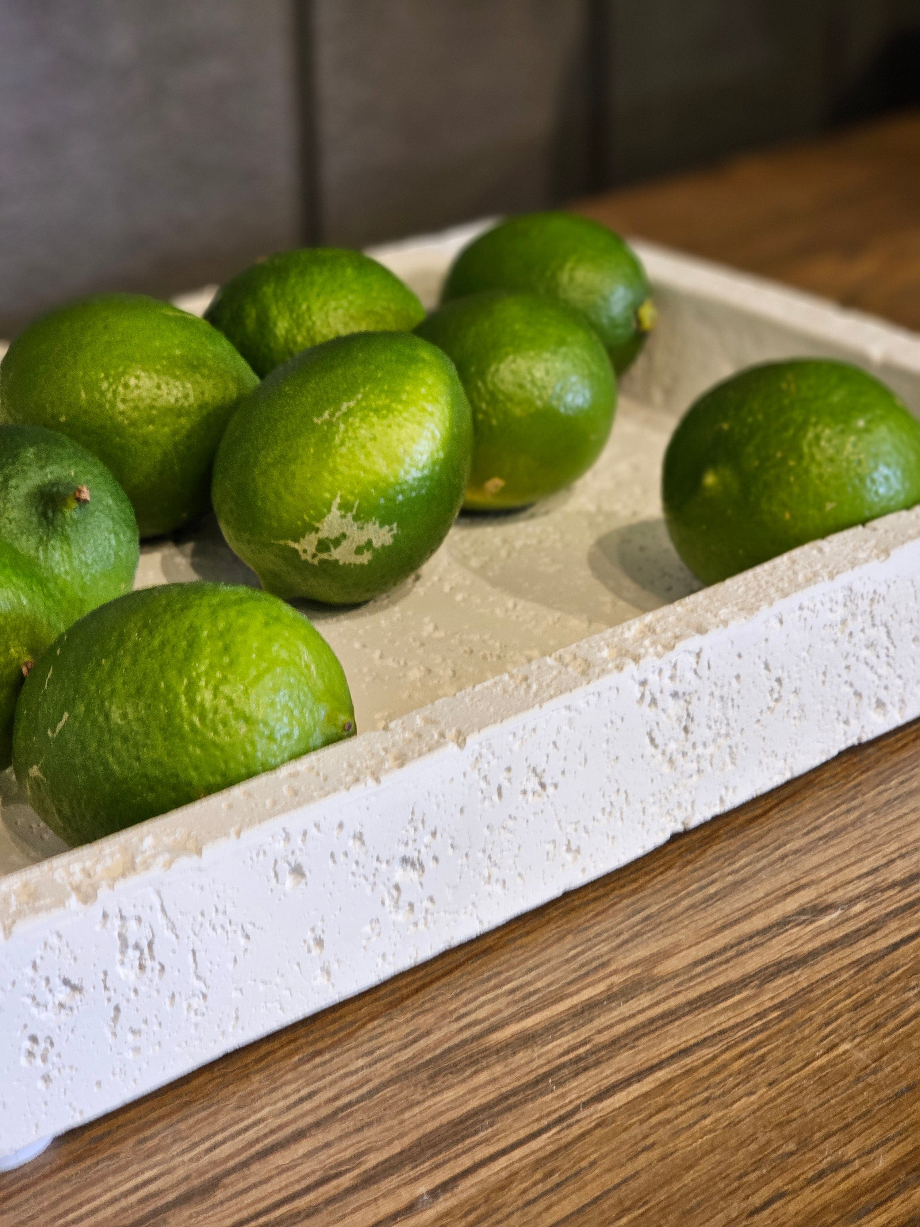 Haven & Space Berry ACCESSORIES 30x4cm Calos Cement Tray