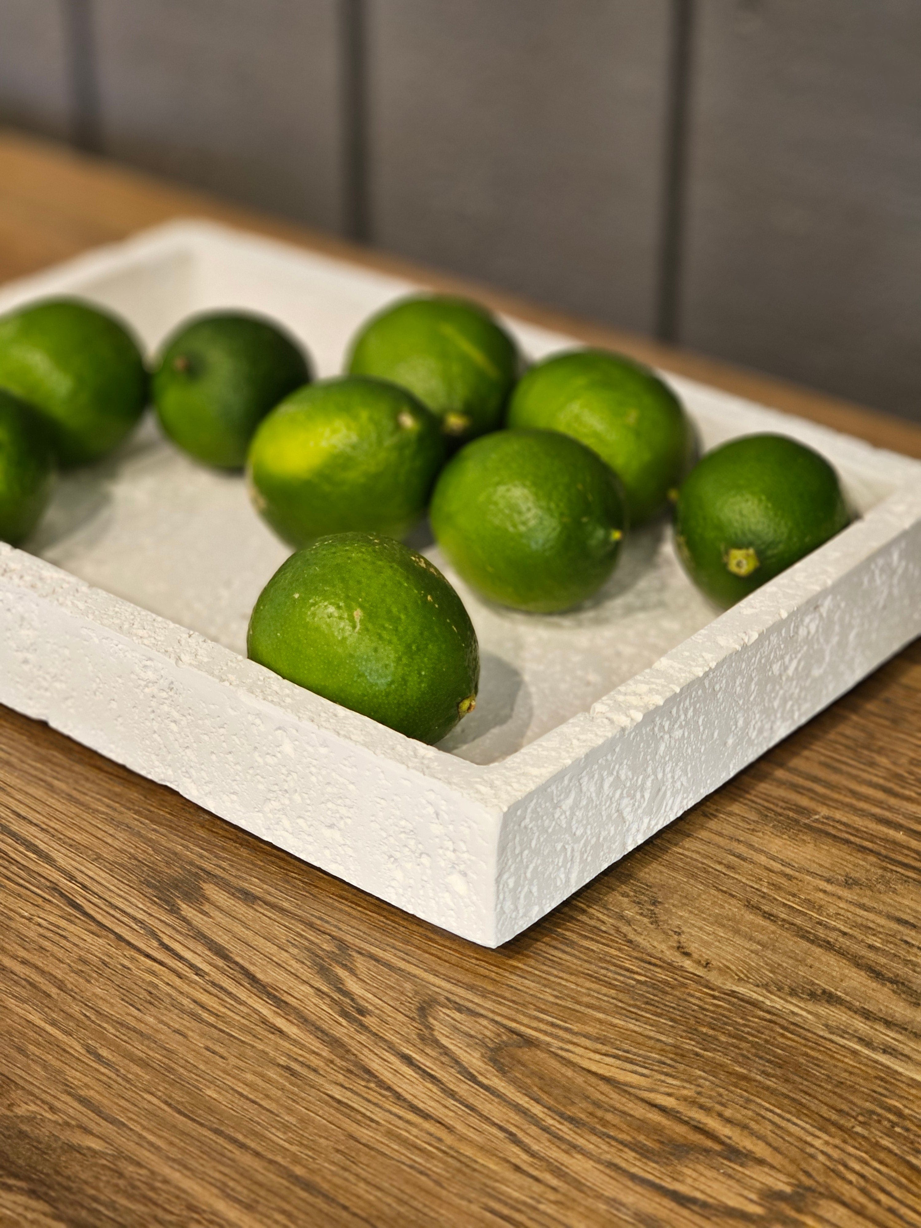 Haven & Space Berry ACCESSORIES 30x4cm Calos Cement Tray