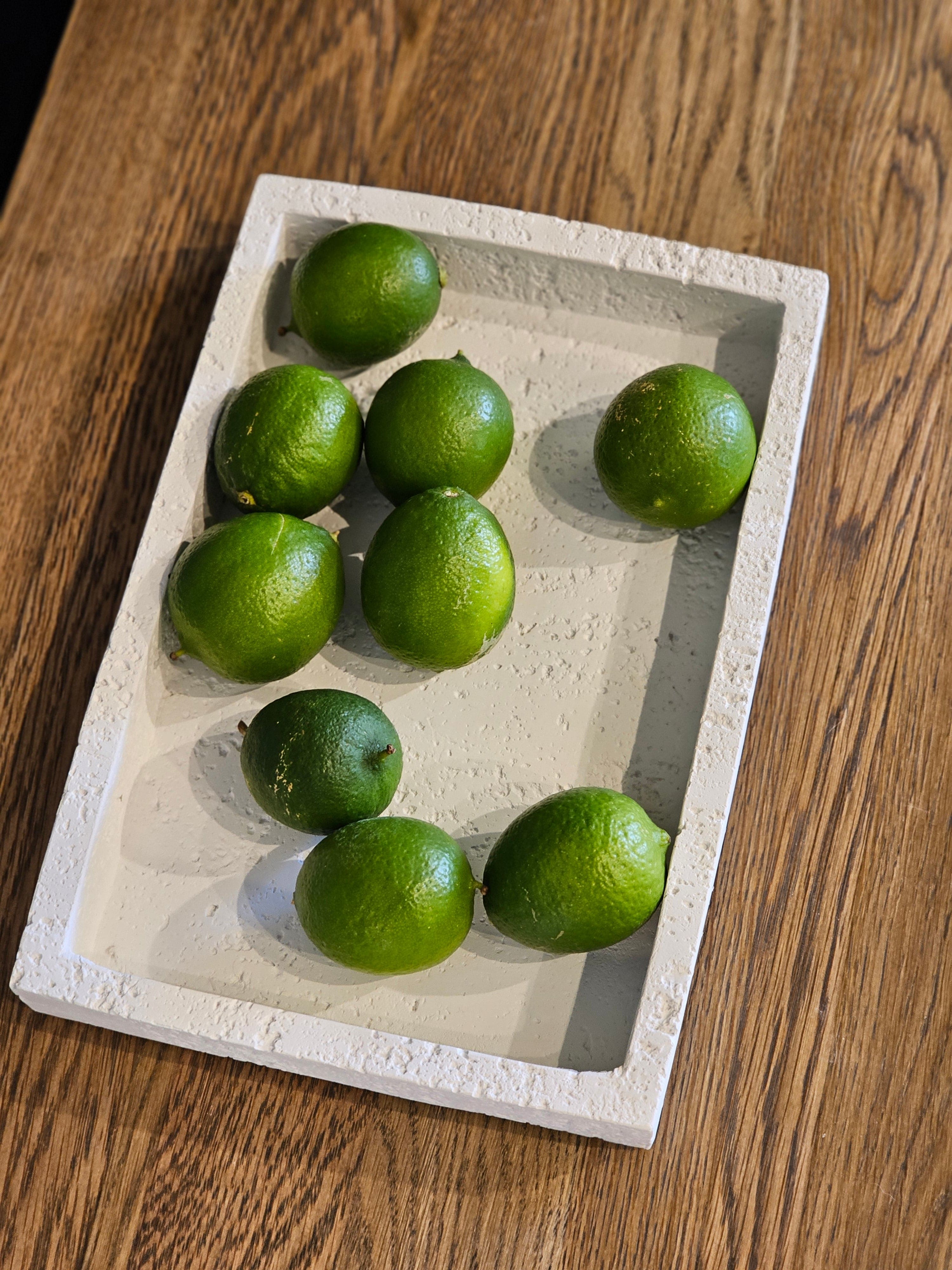 Haven & Space Berry ACCESSORIES 30x4cm Calos Cement Tray