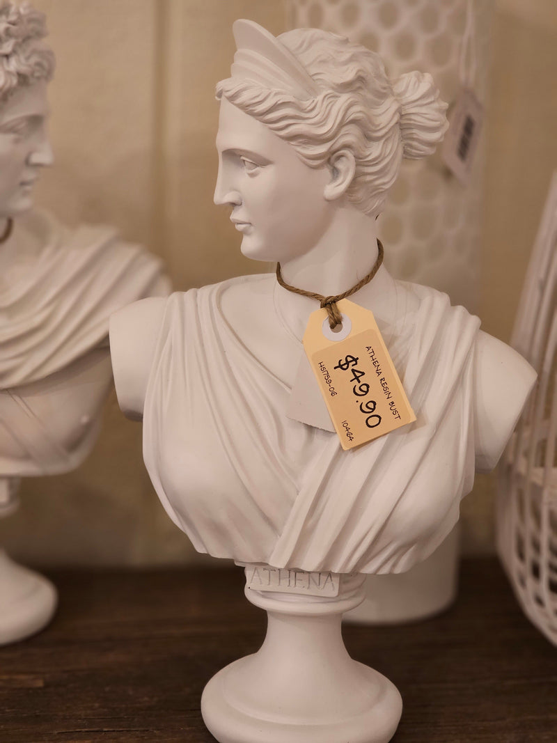 Haven & Space Berry ACCESSORIES 31x17x12cm Athena Resin Bust