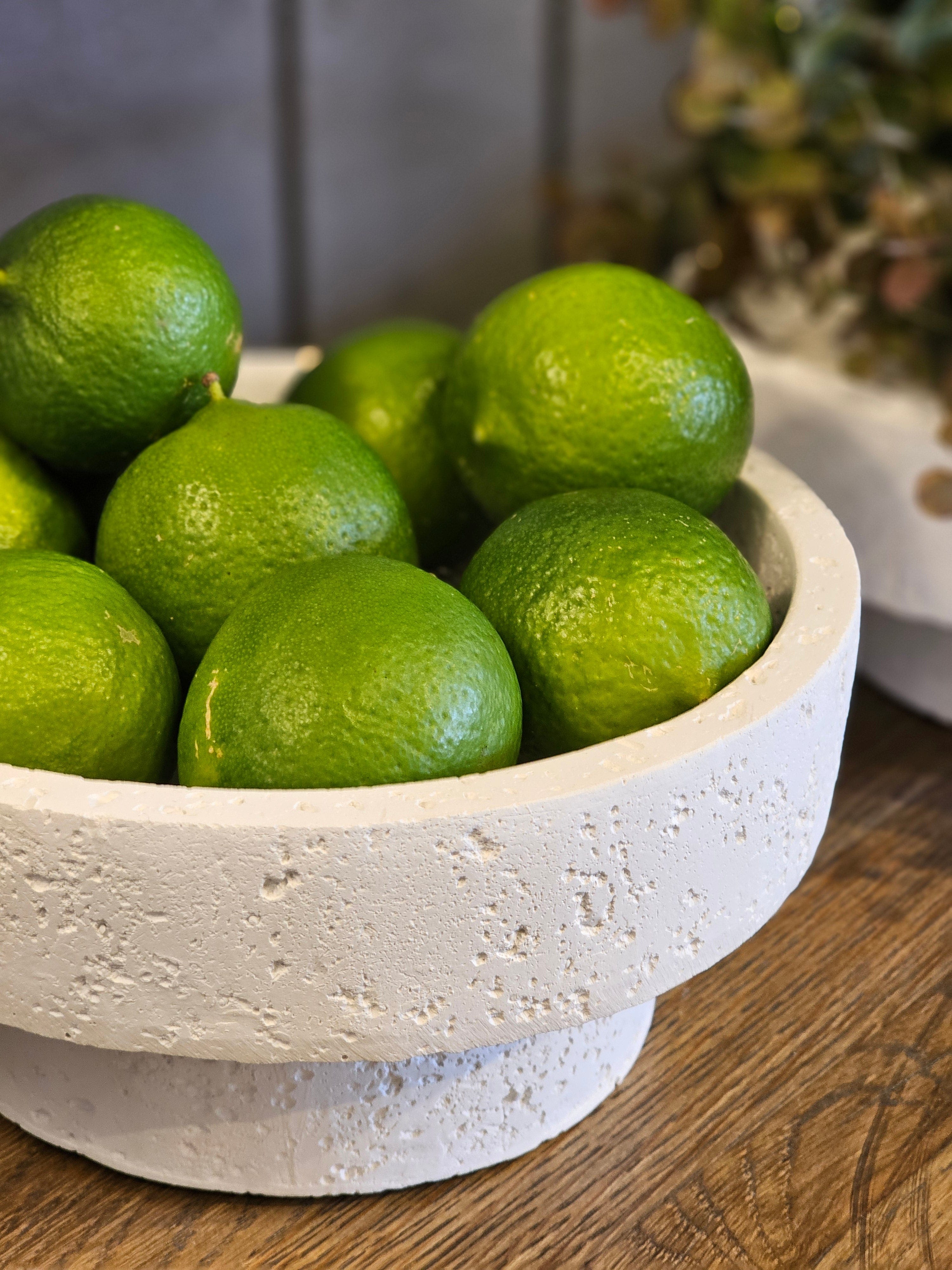 Haven & Space Berry ACCESSORIES Camilla Cement Footed Bowl