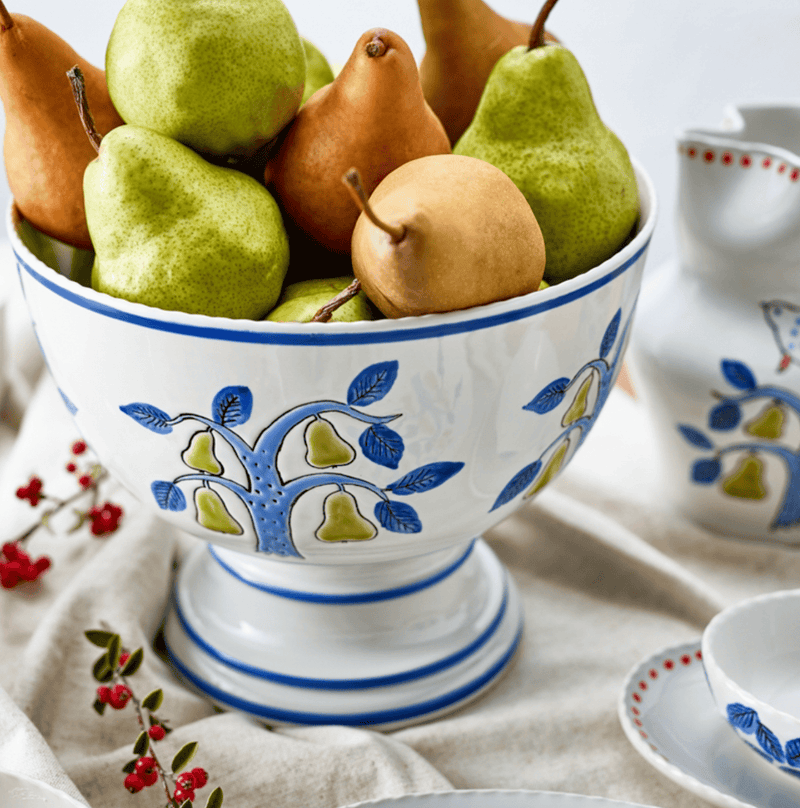 Haven & Space Berry ACCESSORIES Joie Footed Bowl