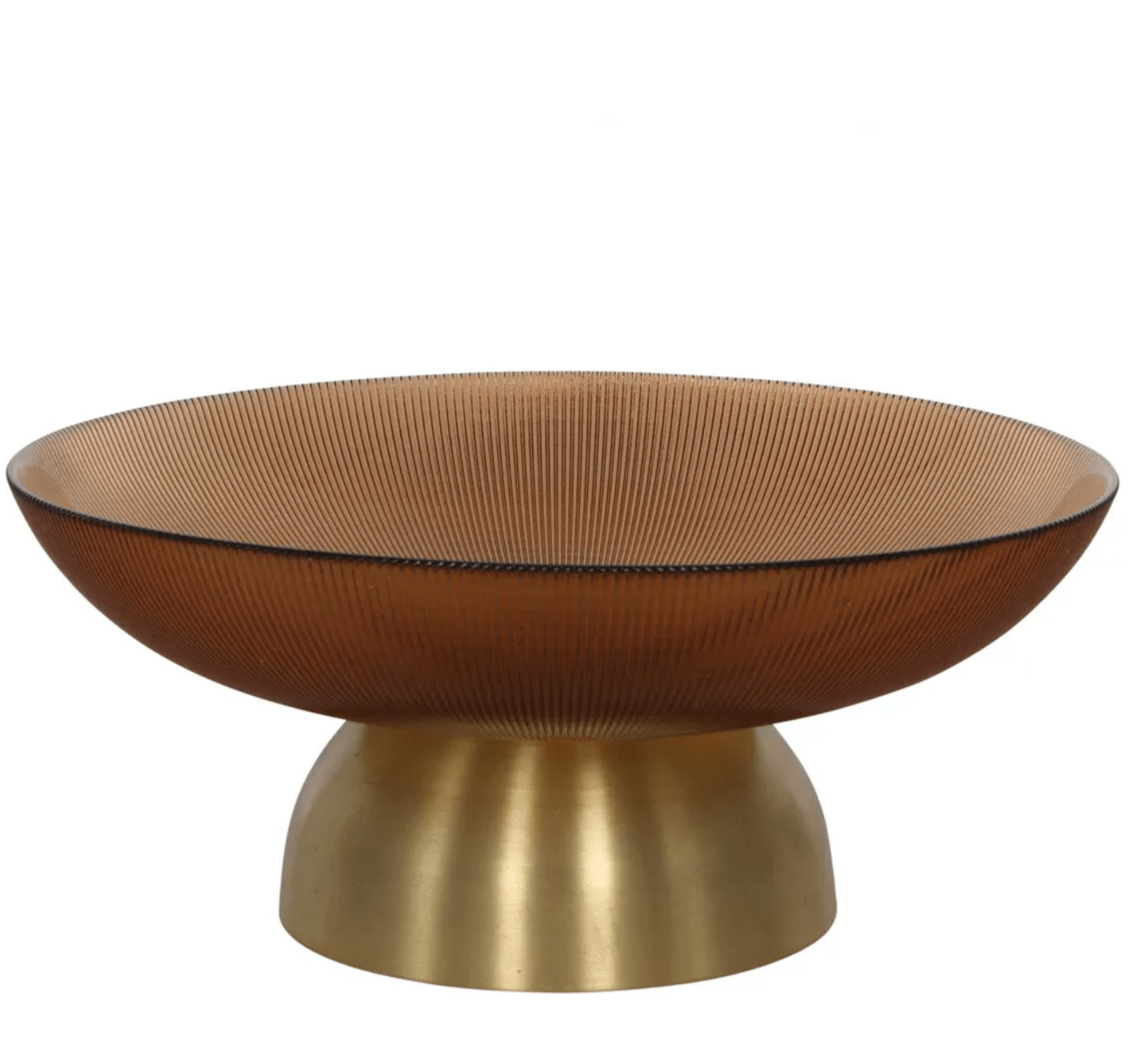 Haven & Space Berry ACCESSORIES Large Gable Glass Footed Bowl