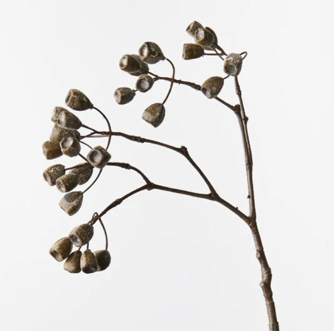 Haven & Space Berry ARTIFICAL FLOWERS 65CM Eucalyptus Tetragona Spray