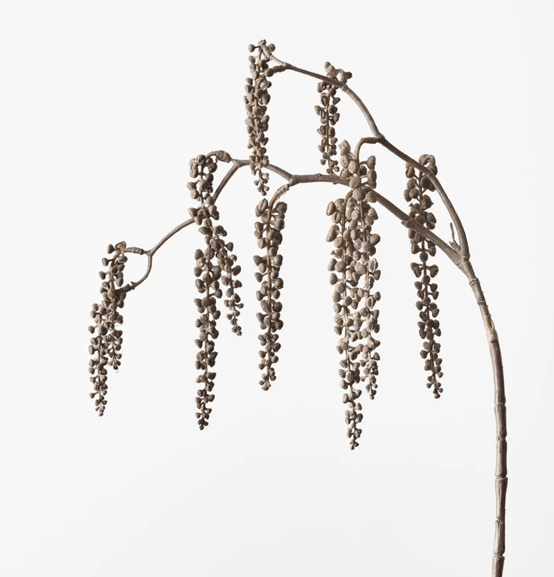 Haven & Space Berry ARTIFICAL FLOWERS 81CM / Coffee Pokeberry Spray