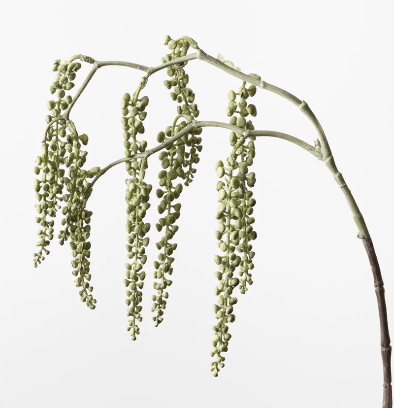 Haven & Space Berry ARTIFICAL FLOWERS 81CM / Green Pokeberry Spray