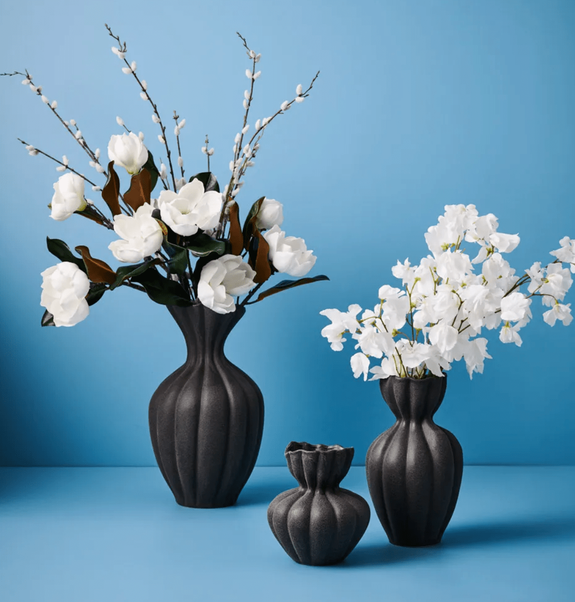 Haven & Space Berry ARTIFICAL FLOWERS Brown Pussy Willow Spray