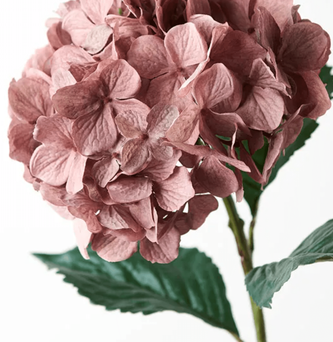 Haven & Space Berry ARTIFICAL FLOWERS Dusty Mauve Hydrangea Flower