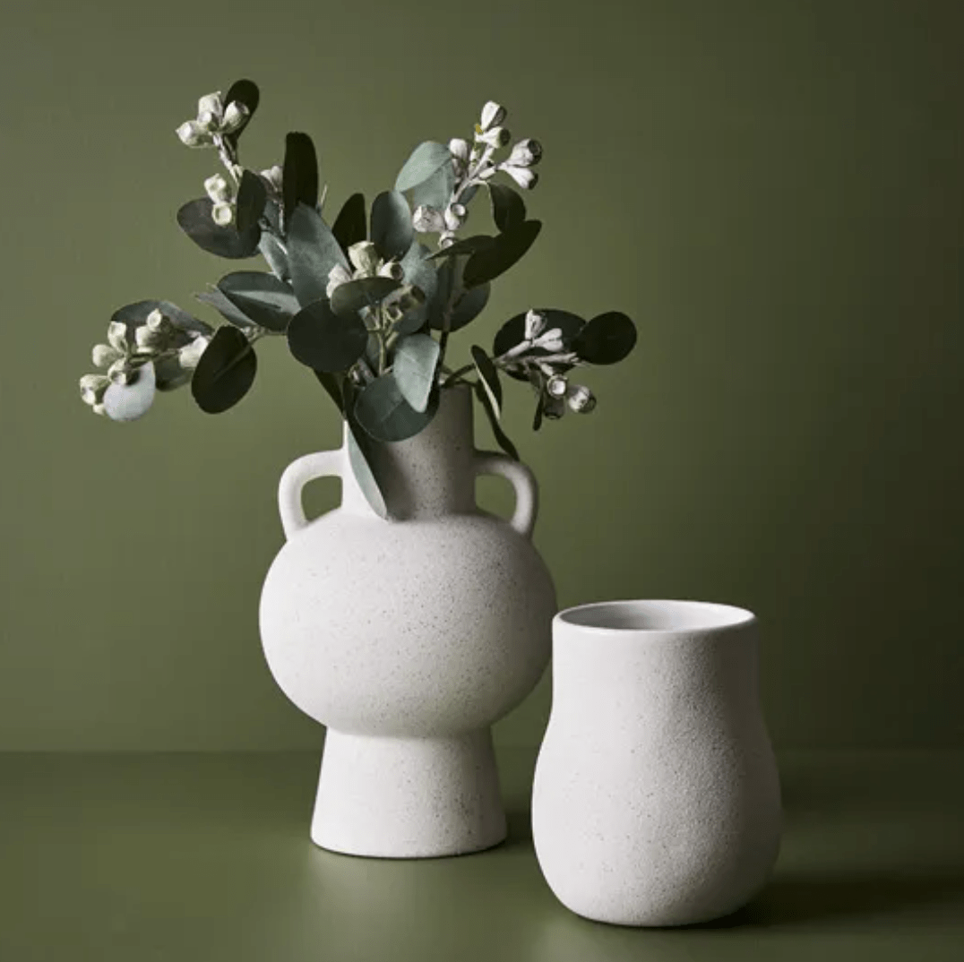 Haven & Space Berry ARTIFICAL FLOWERS Green Eucalyptus Tetragona Spray