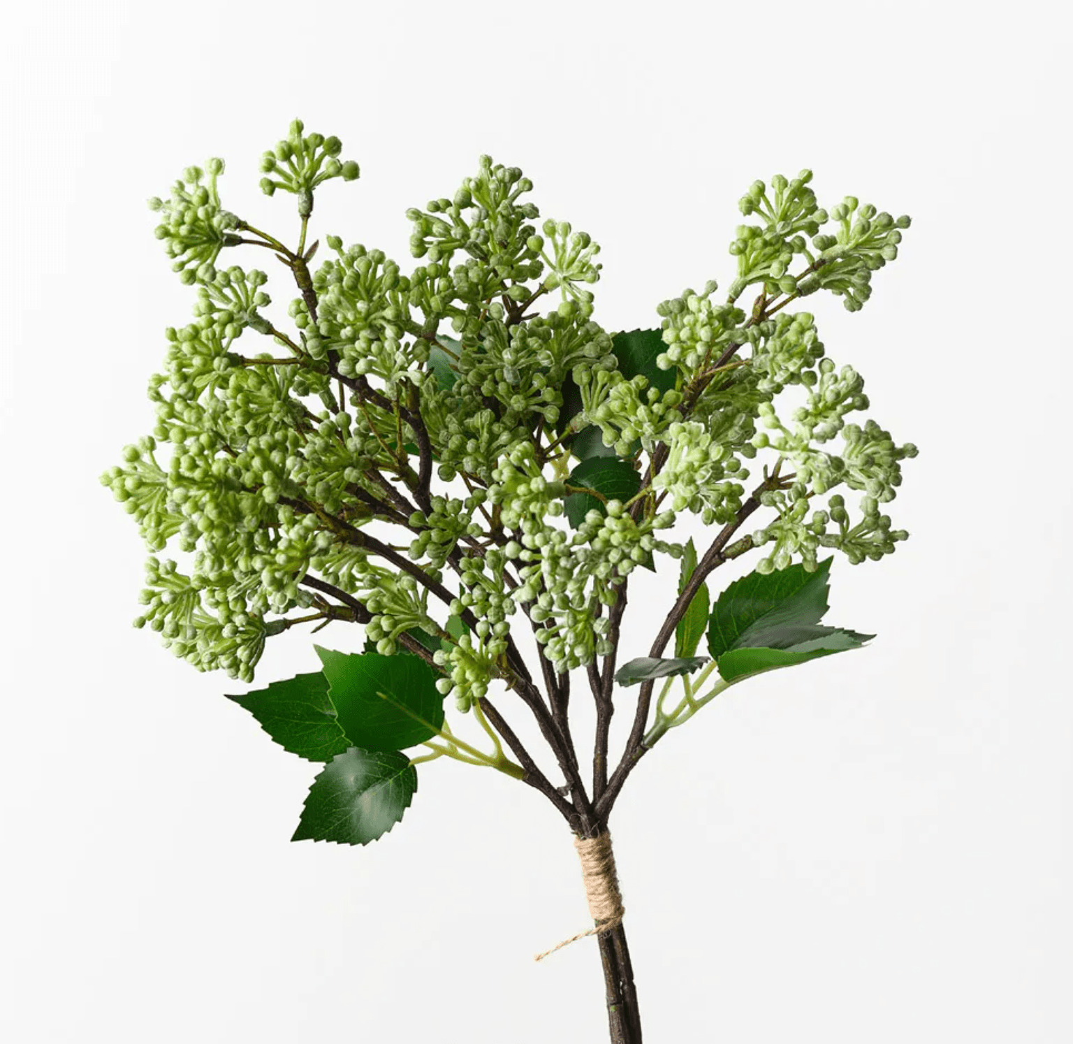 Haven & Space Berry ARTIFICAL FLOWERS Grey Green Sedum Bouquet