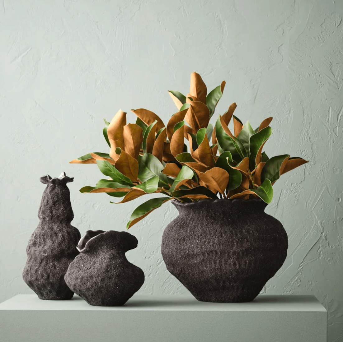 Haven & Space Berry ARTIFICAL FLOWERS Magnolia Leaf Spray