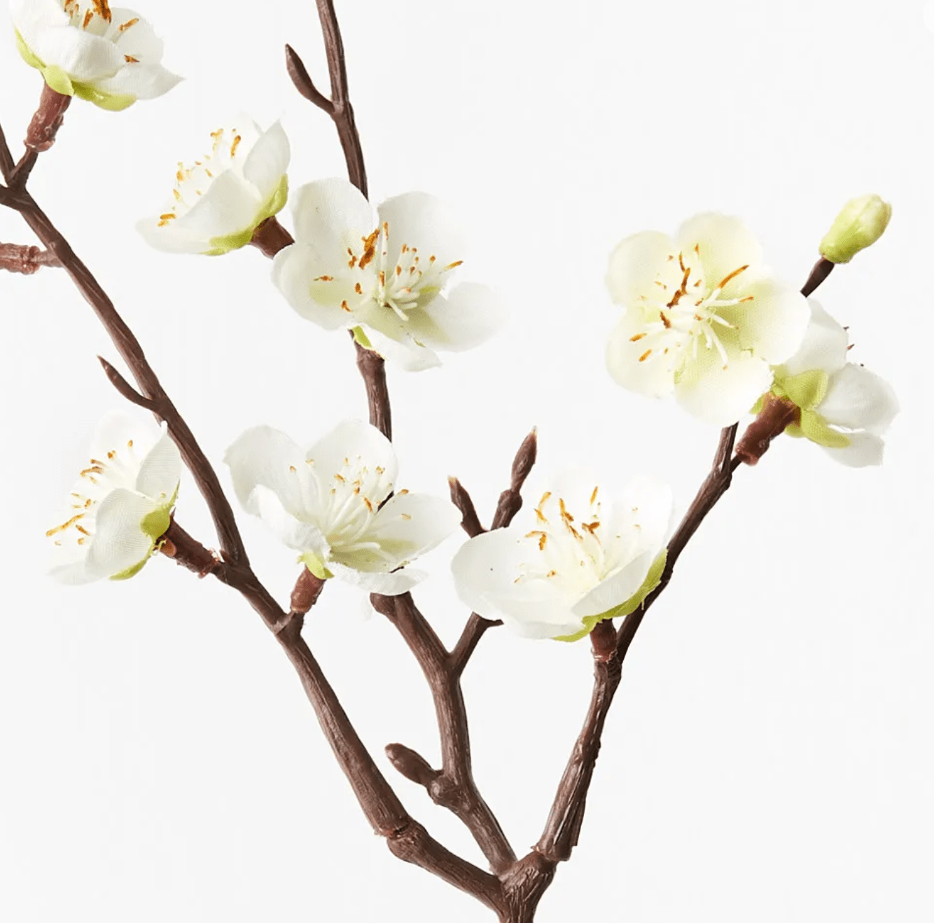 Haven & Space Berry ARTIFICAL FLOWERS White Blossom Plum