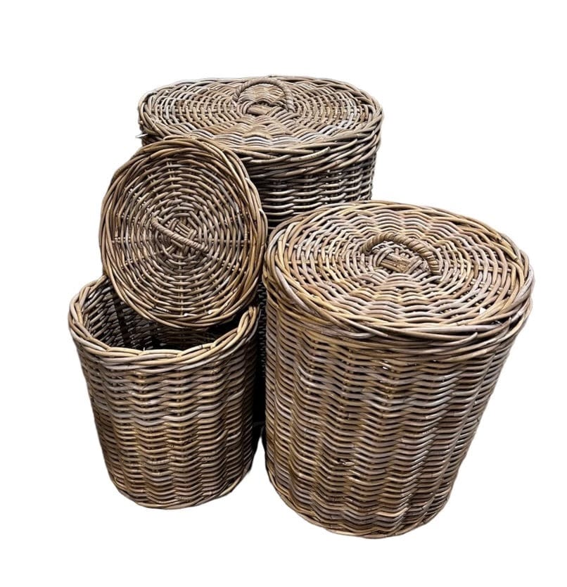 Haven & Space Berry BASKETWARE Kubu Laundry Baskets
