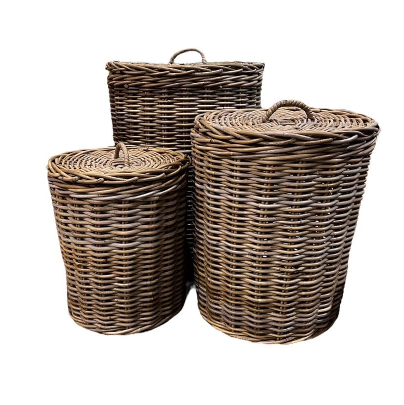 Haven & Space Berry BASKETWARE Kubu Laundry Baskets