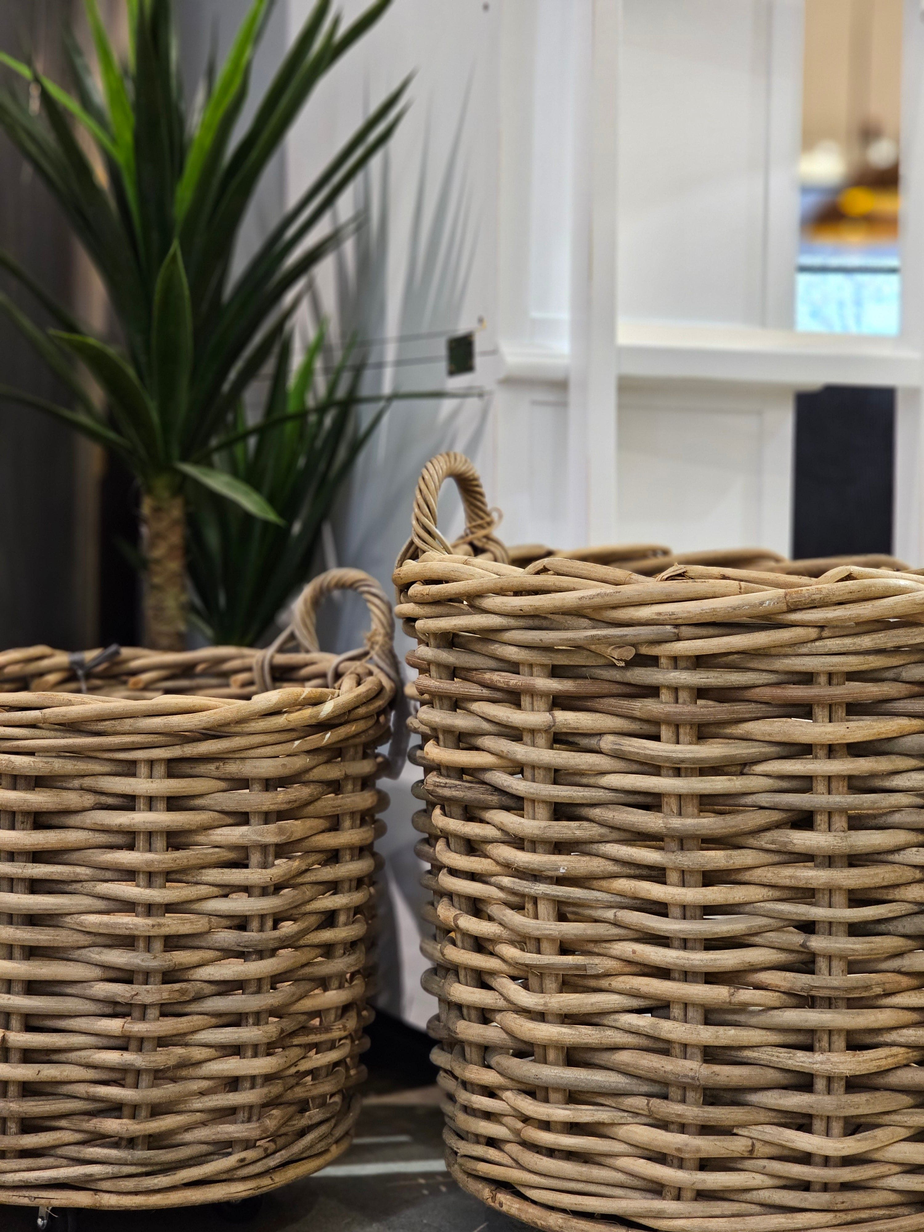 Haven & Space Berry BASKETWARE Yarra Kubu Wheelie Basket