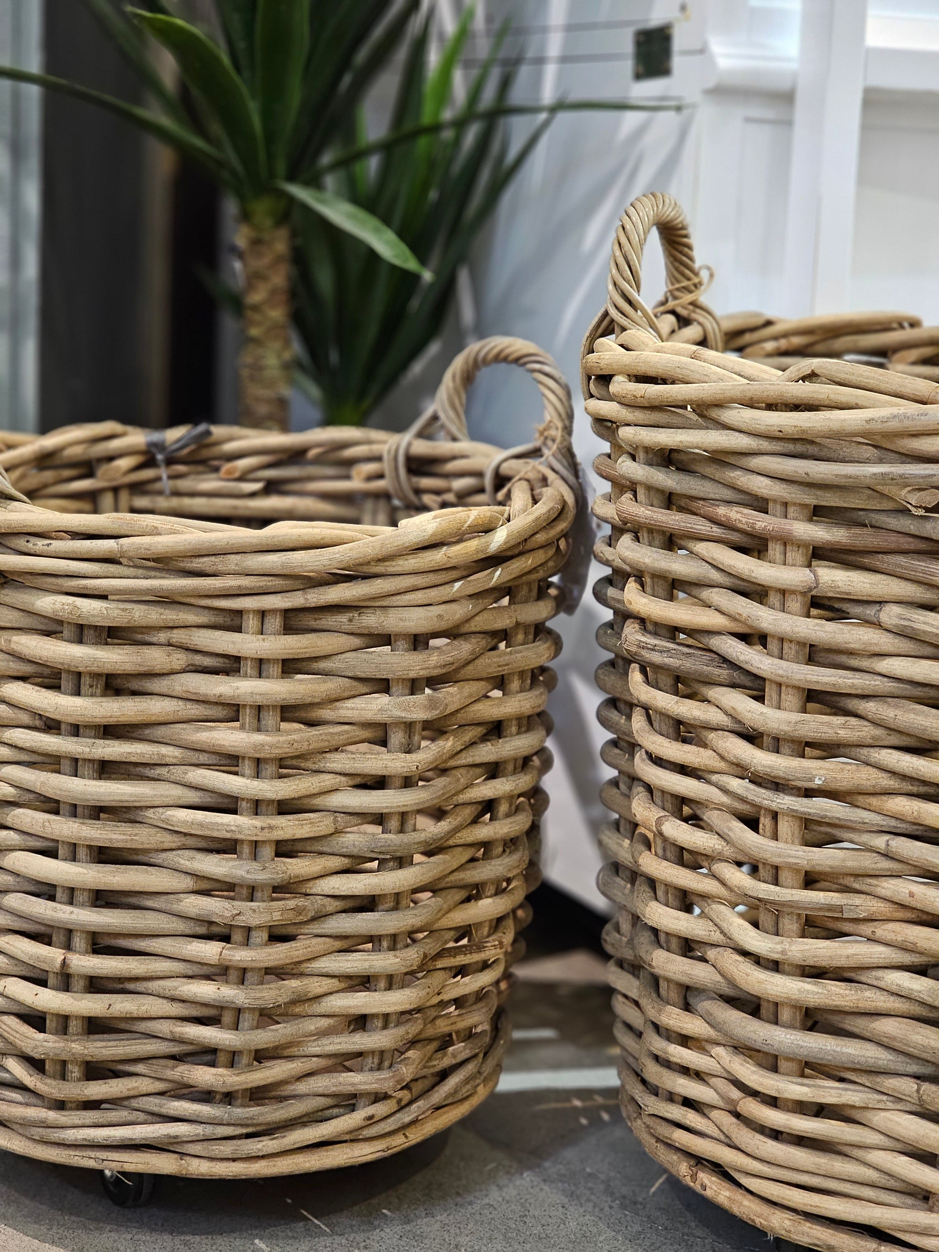 Haven & Space Berry BASKETWARE Yarra Kubu Wheelie Basket