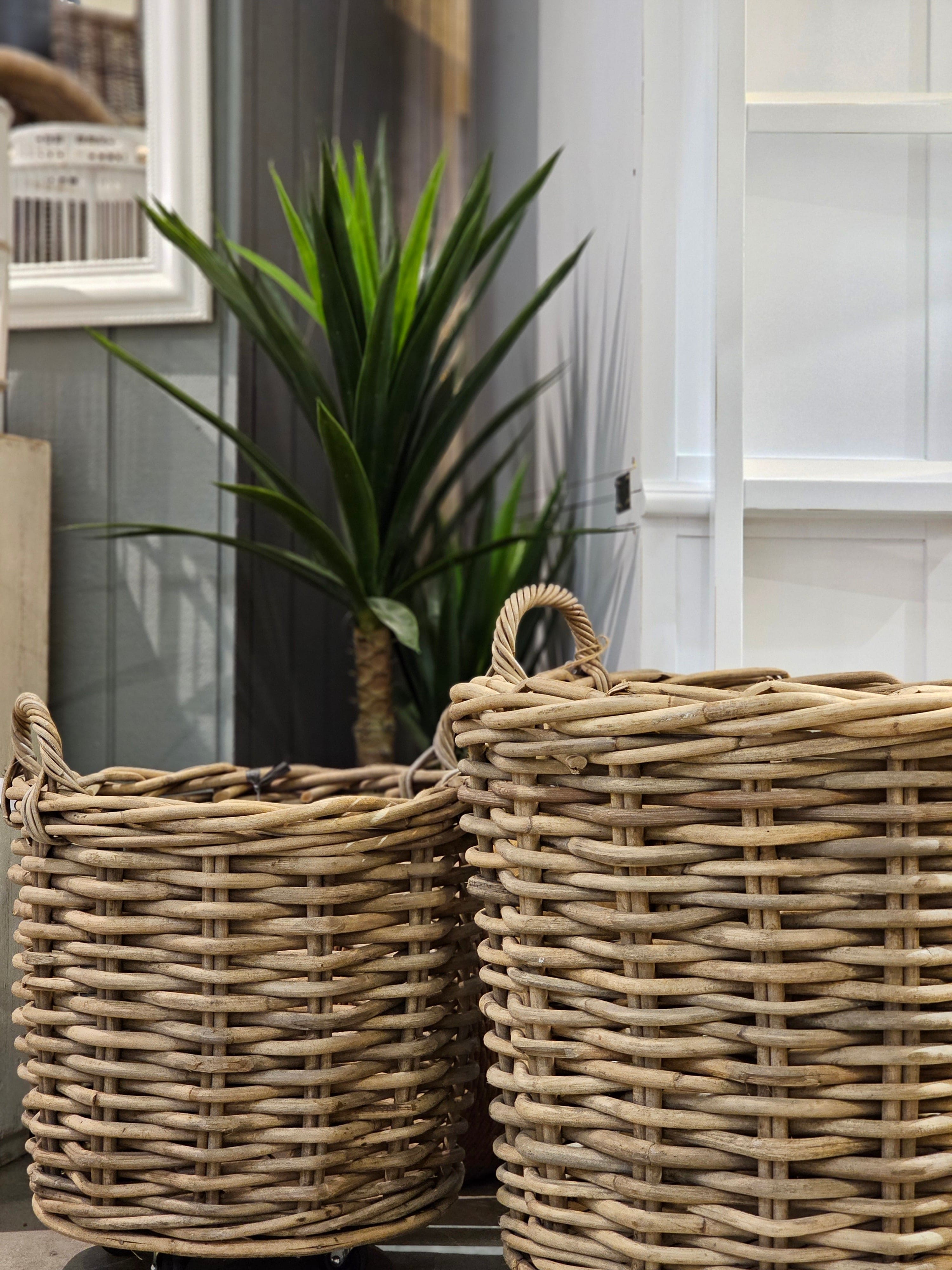 Haven & Space Berry BASKETWARE Yarra Kubu Wheelie Basket