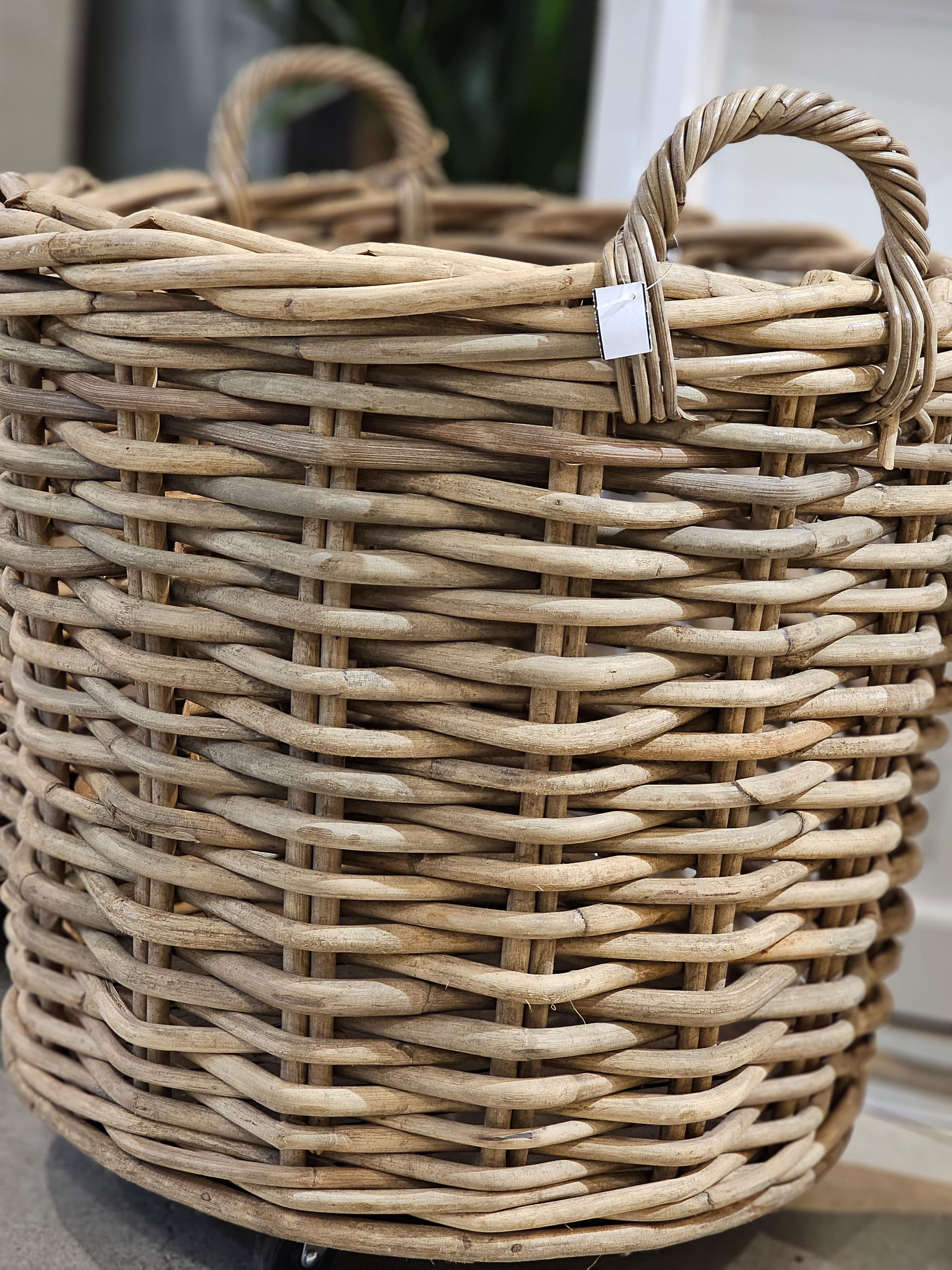 Haven & Space Berry BASKETWARE Yarra Kubu Wheelie Basket