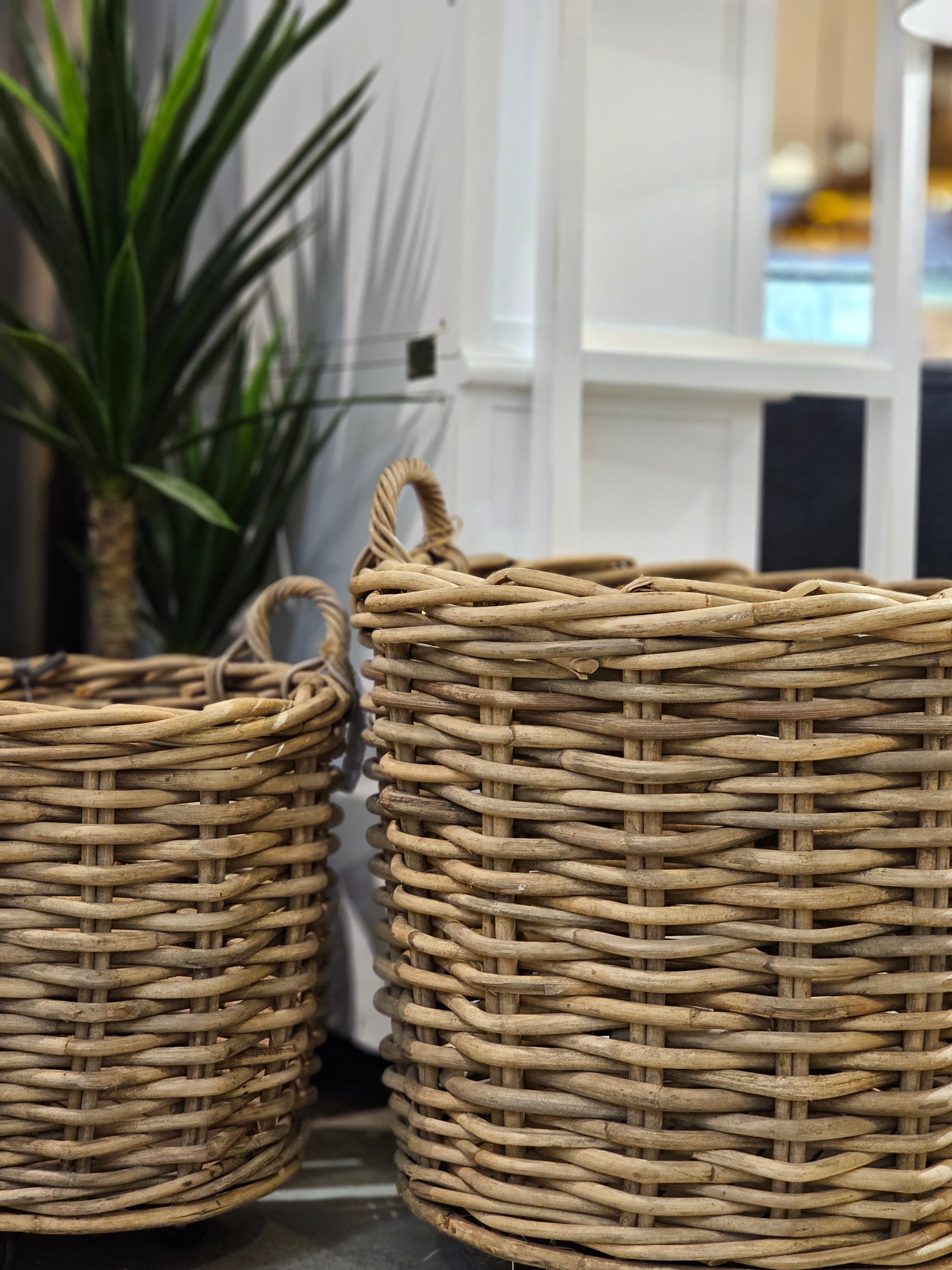 Haven & Space Berry BASKETWARE Yarra Kubu Wheelie Basket