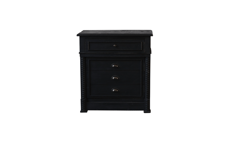 Haven & Space Berry BEDSIDE TABLE 75x45x80CM Beckham Bedside Table