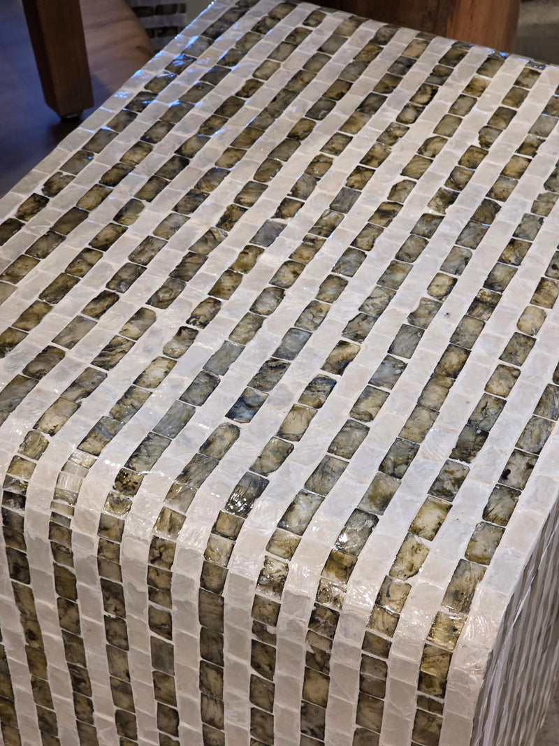 Haven & Space Berry BEDSIDE TABLE Salemo Inlay Bedside