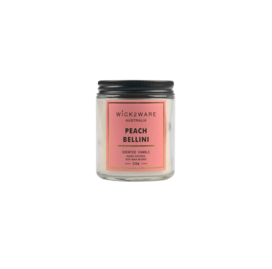 Haven & Space Berry CANDLES 210ml / Peach Bellini Soy Candle Jar