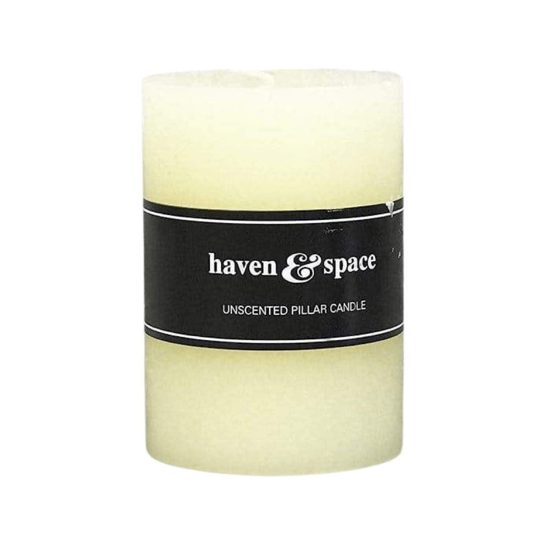 Haven & Space Berry CANDLES Haven & Space Unscented Pillar Candles
