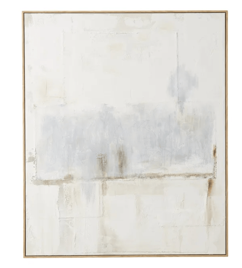 Haven & Space Berry CANVAS 100x120cm Rain Oil Paint Framed