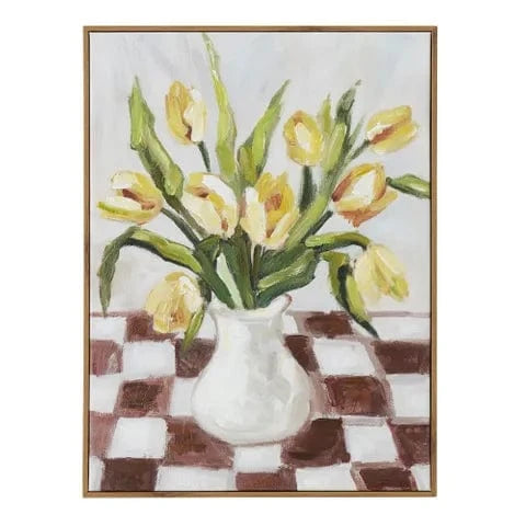 Haven & Space Berry CANVAS 45x60CM Vaso Framed Oil Canvas