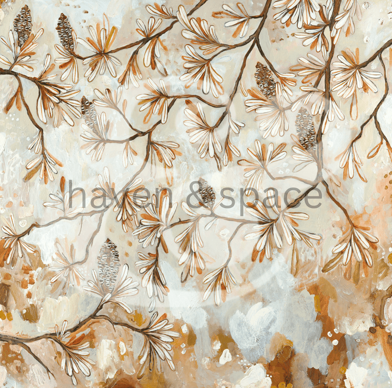 Haven & Space Berry CANVAS 8x8 inches It Must Be hope - Lauren Ward Artist