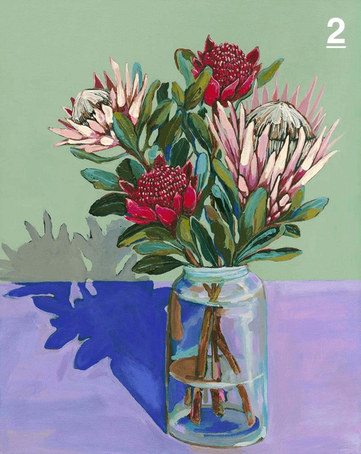 Haven & Space Berry CARDS A6 / Multi Floral Gift Cards - Artist Lauren Ward