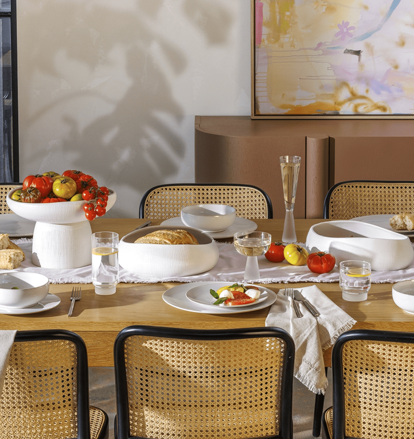 Haven & Space Berry CERAMICS 29CM / White Bisque Serving Bowl