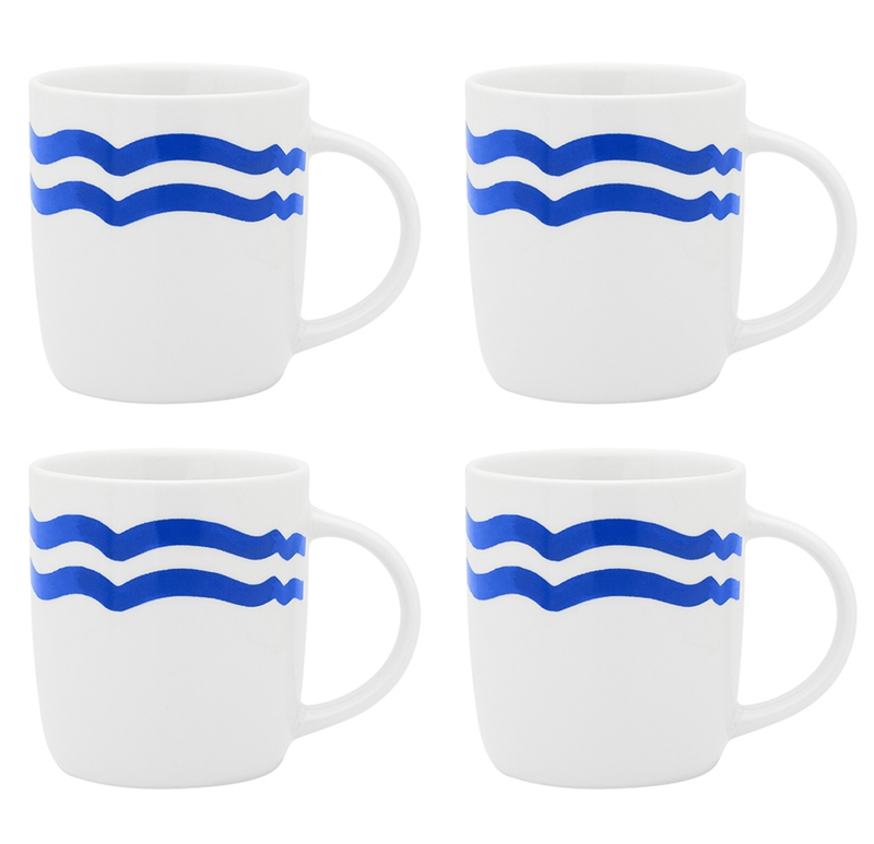 Haven & Space Berry CERAMICS 300ml / Indigo La Mer Mug S/4