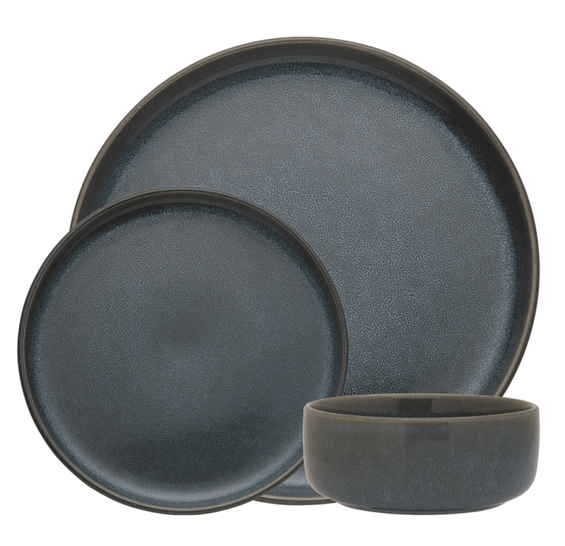 Haven & Space Berry CERAMICS Indigo Bondi 12pc Dinnerset