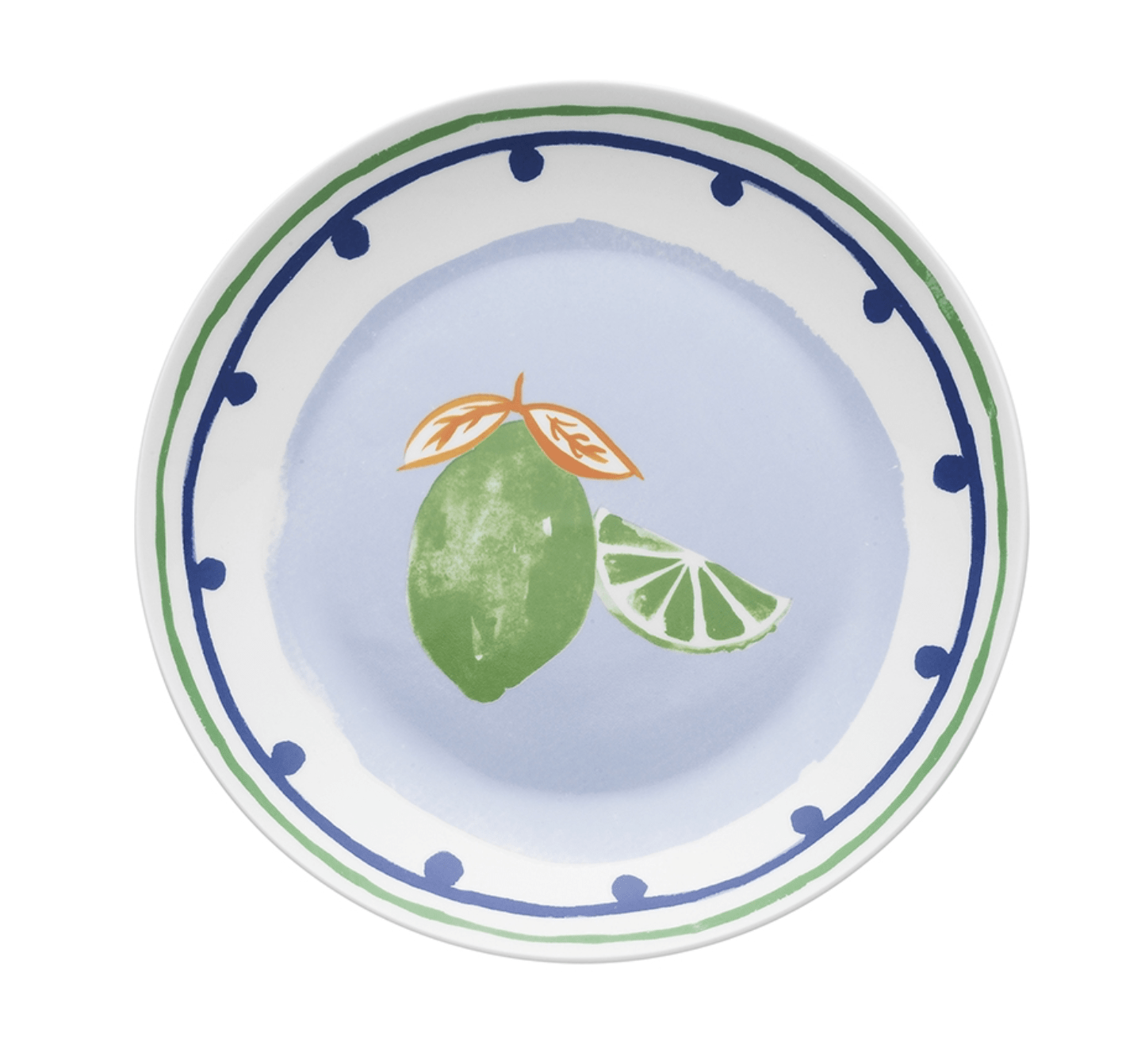 Haven & Space Berry CERAMICS Lime Fiesta Side Plate