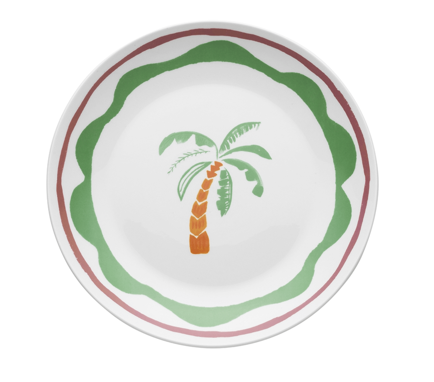 Haven & Space Berry CERAMICS Palm Fiesta Side Plate
