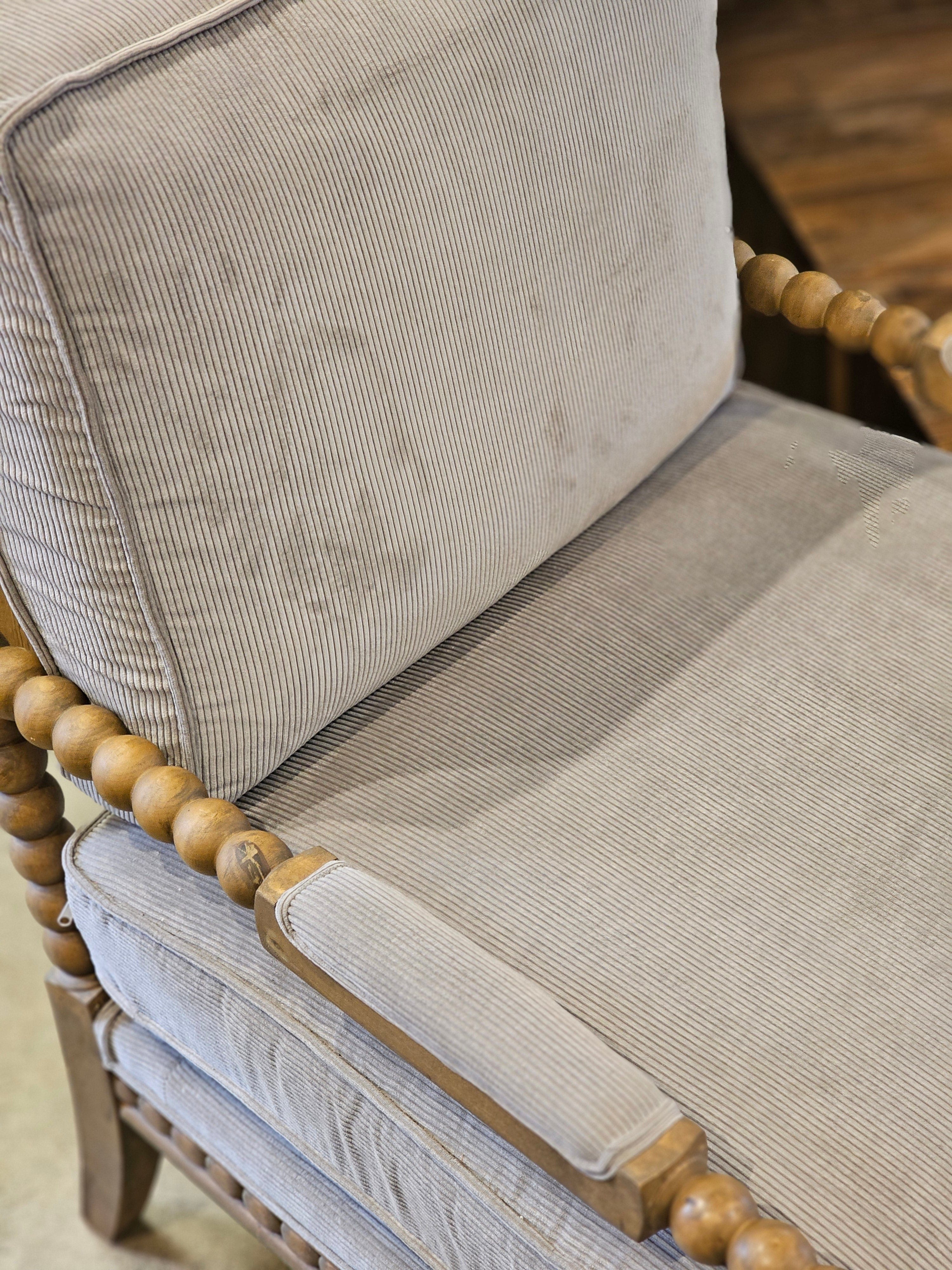 Haven & Space Berry CHAIRS 71Wx33Dx66H / Cotton Cord Ciano Armchair