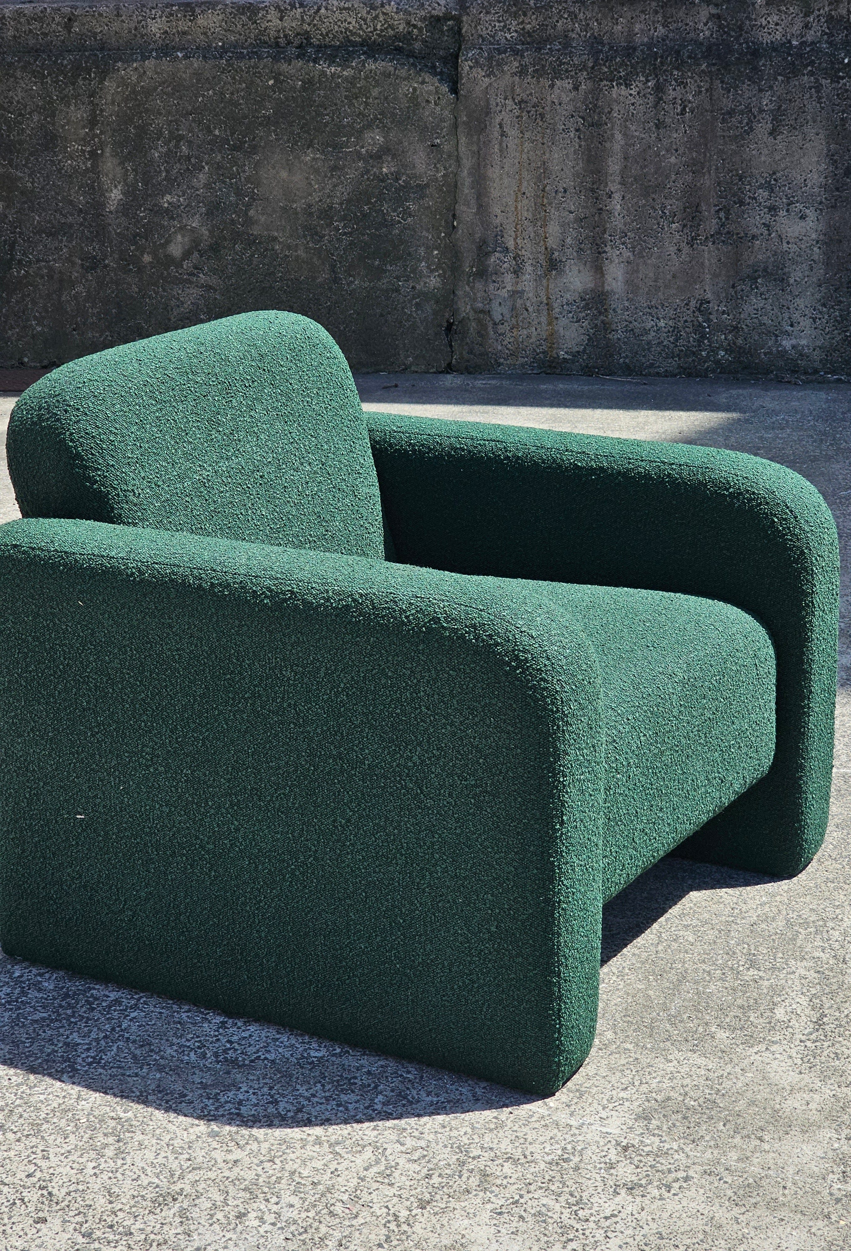 Haven & Space Berry CHAIRS 97Wx94Dx82H / Midnight Moss Atelier Armchair