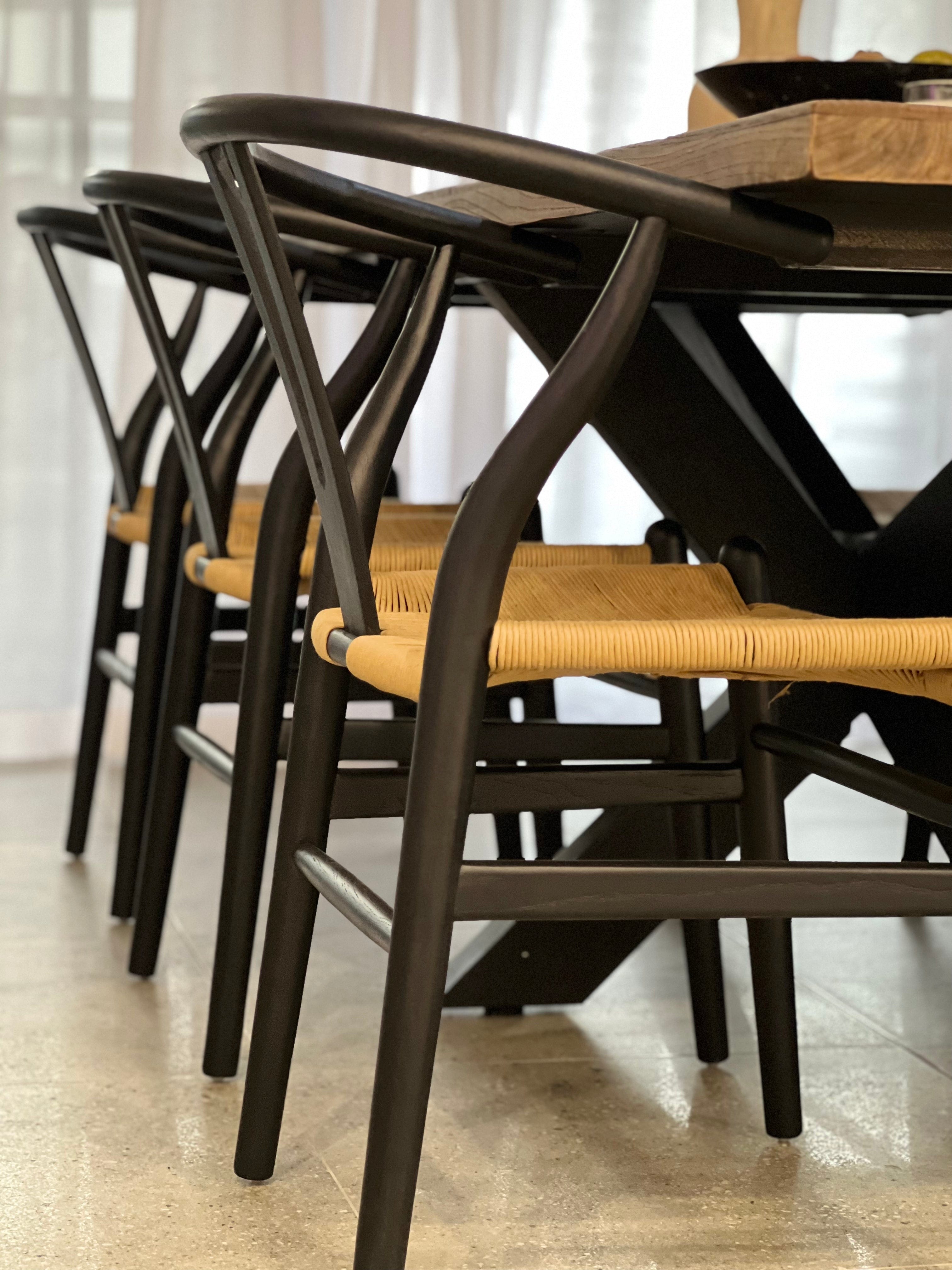 Haven & Space Berry CHAIRS Avoca Wishbone Dining Chair (4 or more $139.50)