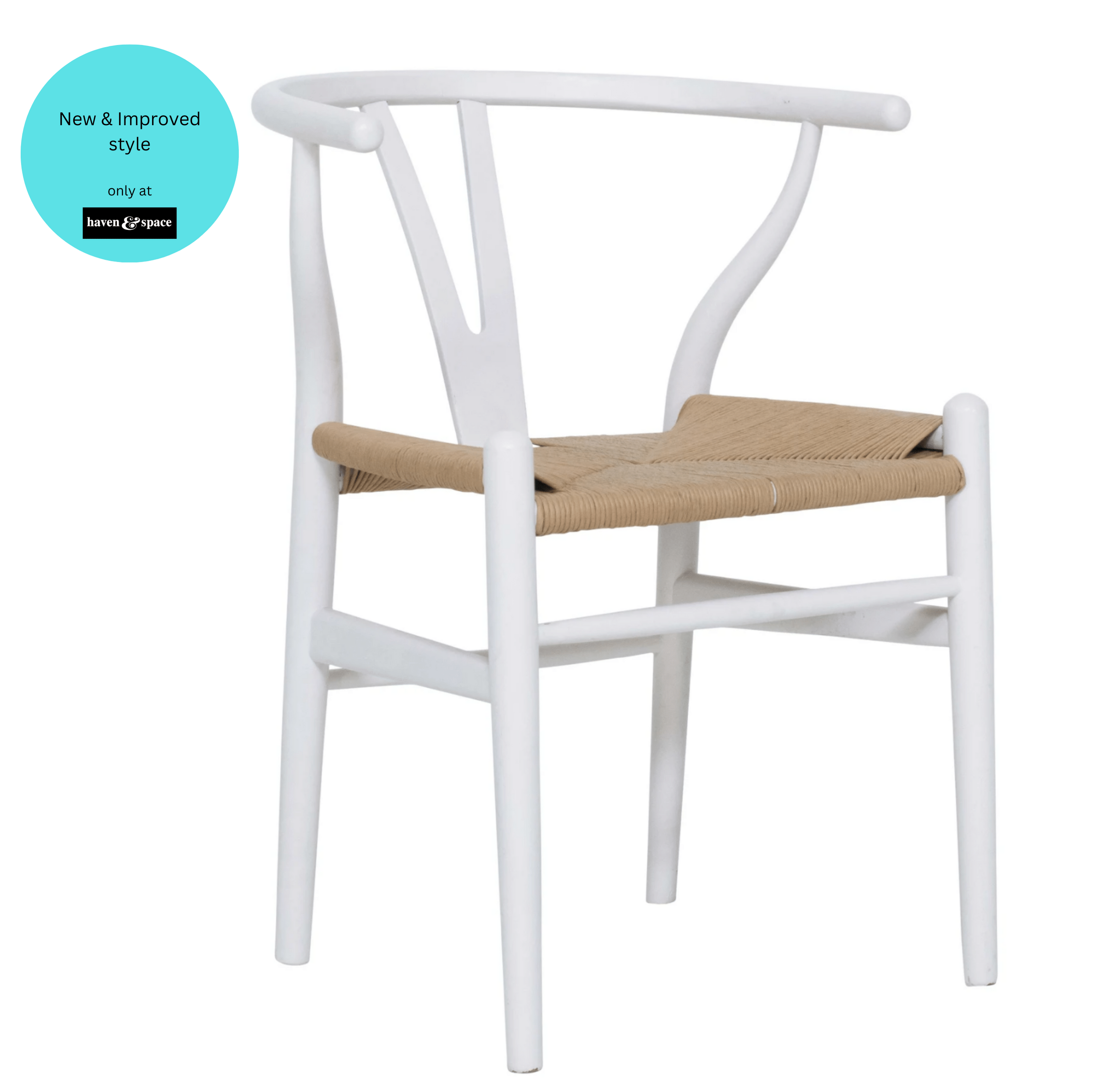 Haven & Space Berry CHAIRS Avoca Wishbone Dining Chair (4 or more $139.50)