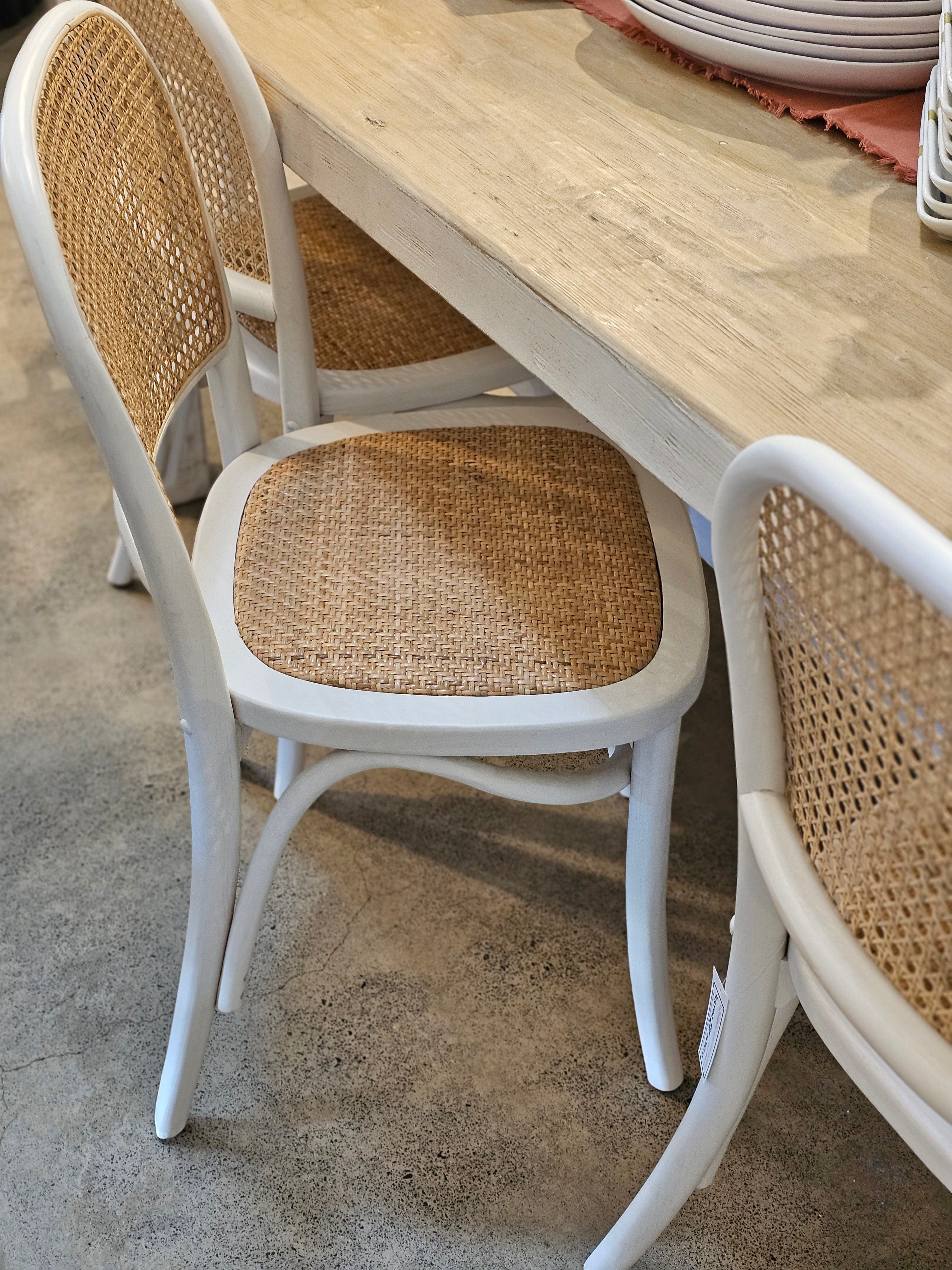 Haven & Space Berry CHAIRS Elanora Bentwood Rattan Dining Chair