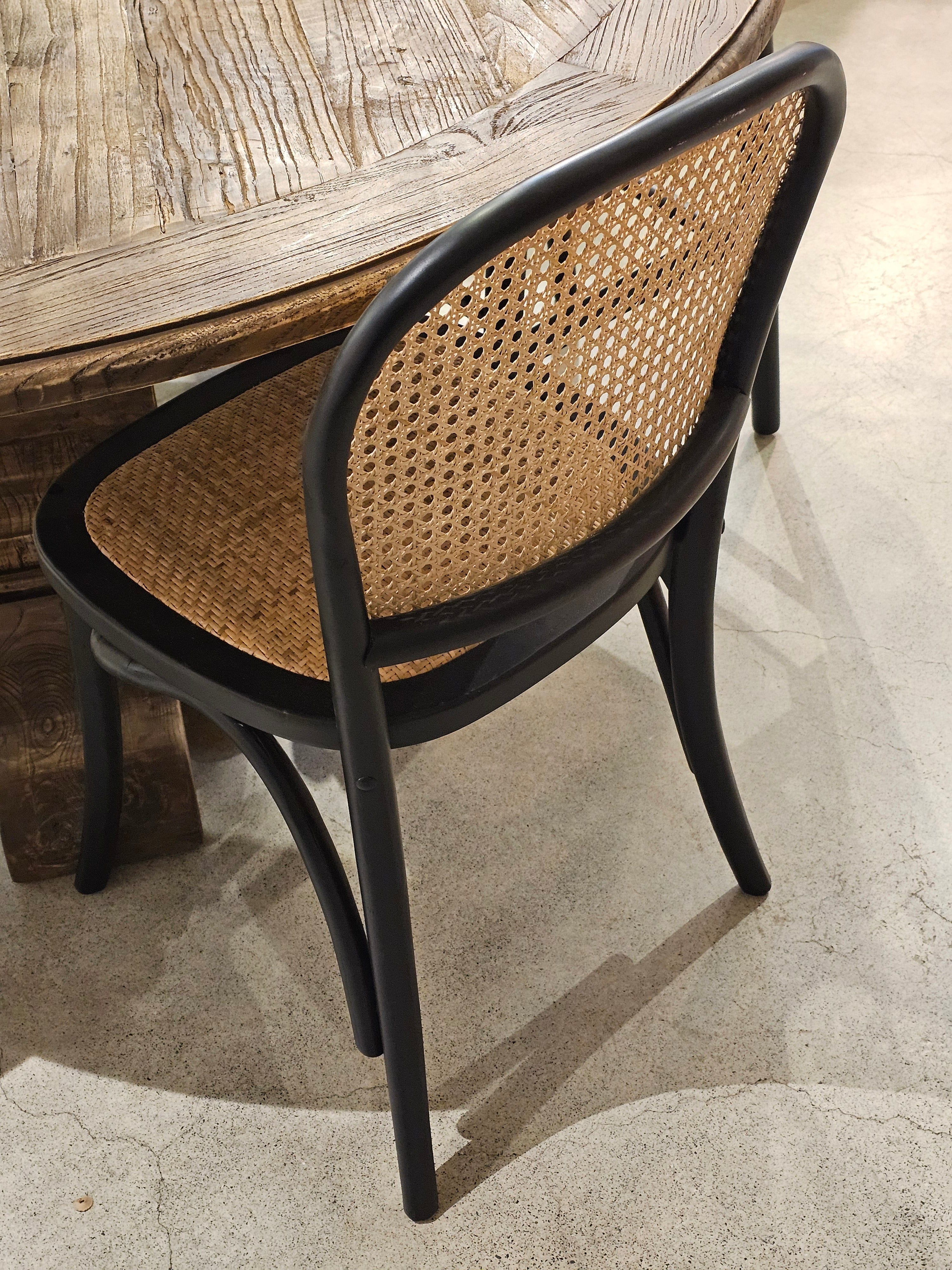 Haven & Space Berry CHAIRS Elanora Bentwood Rattan Dining Chair