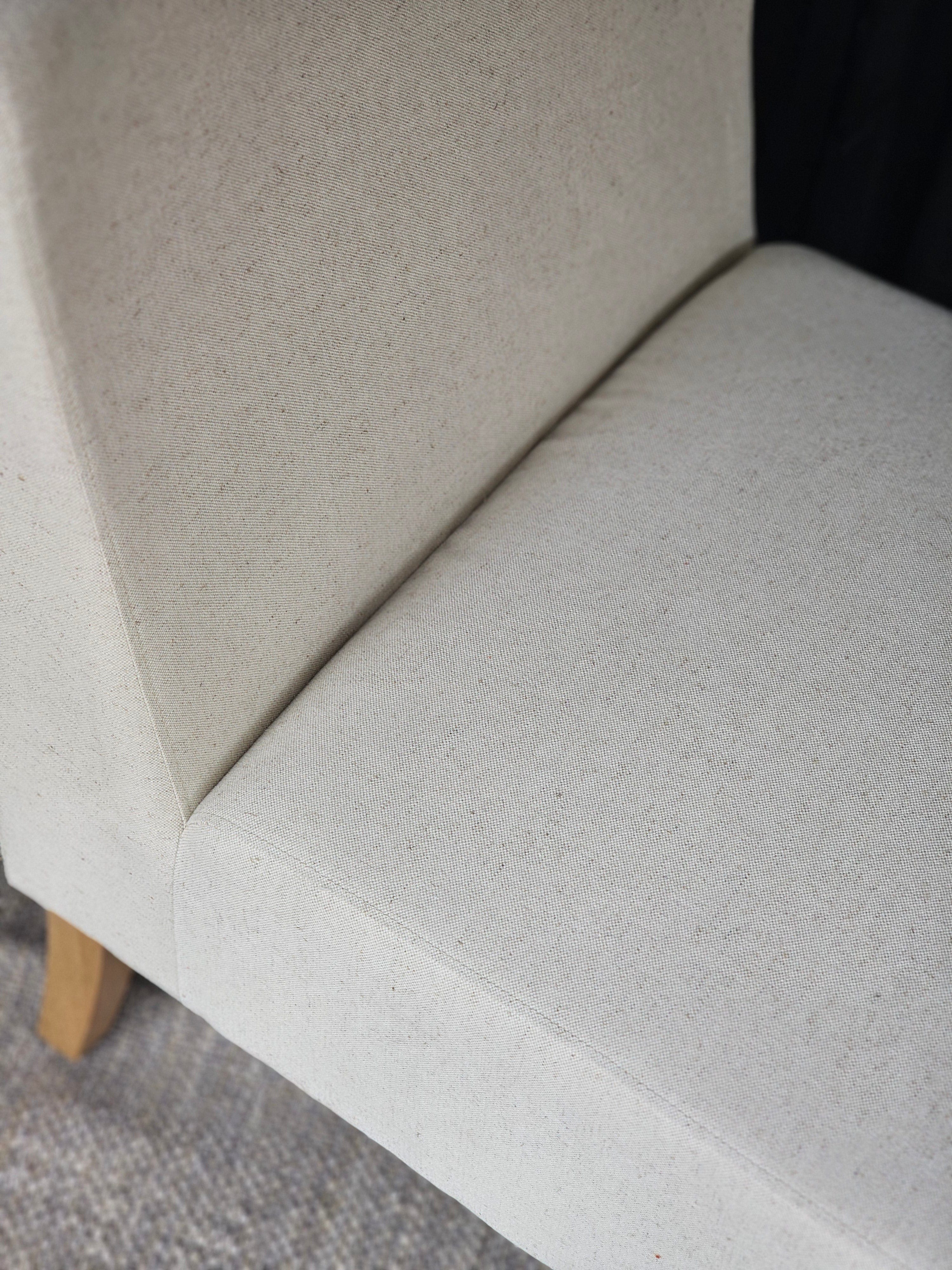 Haven & Space Berry CHAIRS Linen Dune Occasional Chair