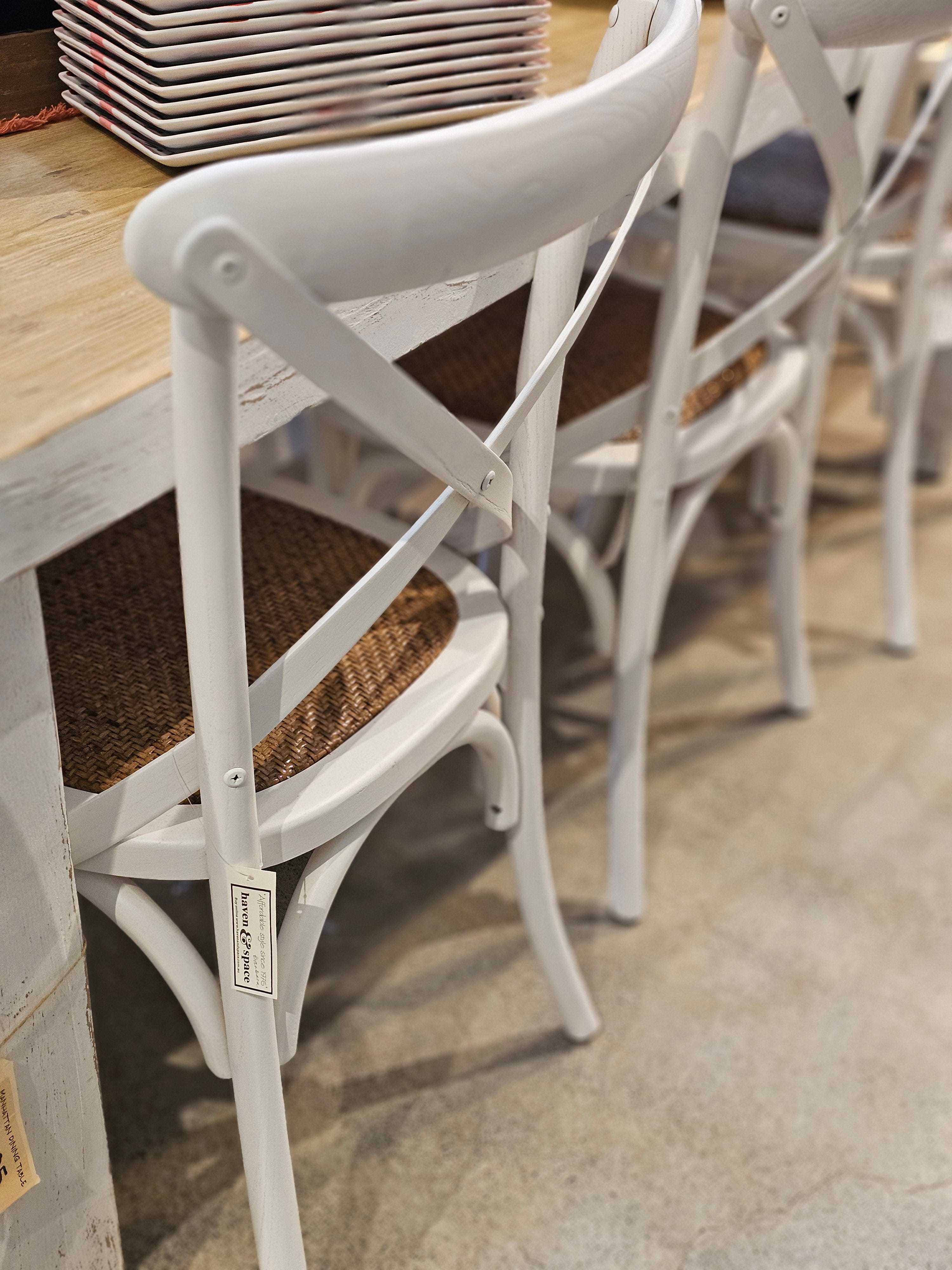 Haven & Space Berry CHAIRS Newport Crossback Dining Chair