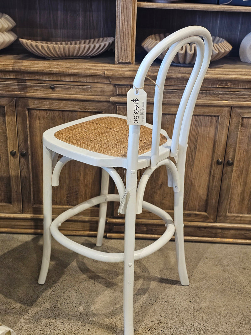 Haven & Space Berry CHAIRS White Seaforth Bentwood Bar Stool